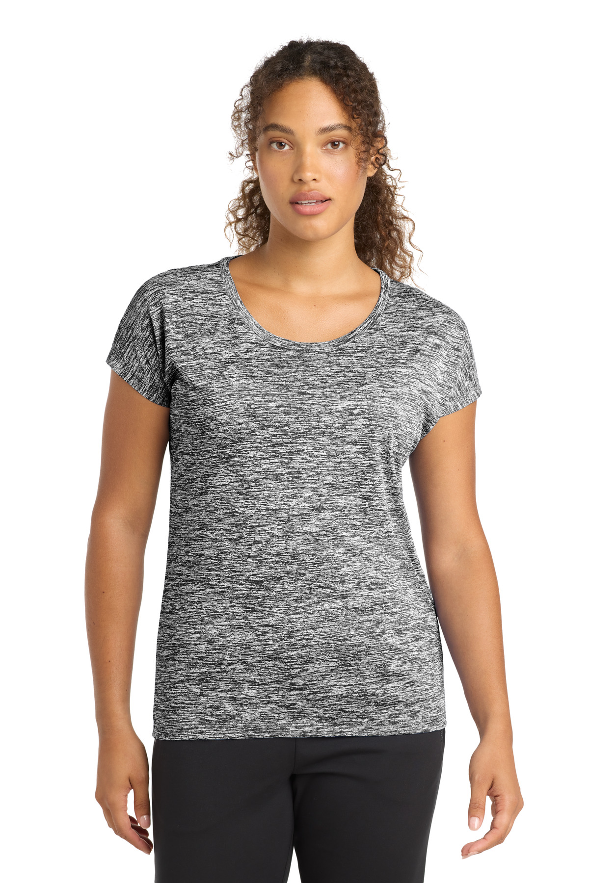  DISCONTINUED  Sport-Tek ┬«  Women's PosiCharge ┬«  Electric Heather Sporty Tee. LST390