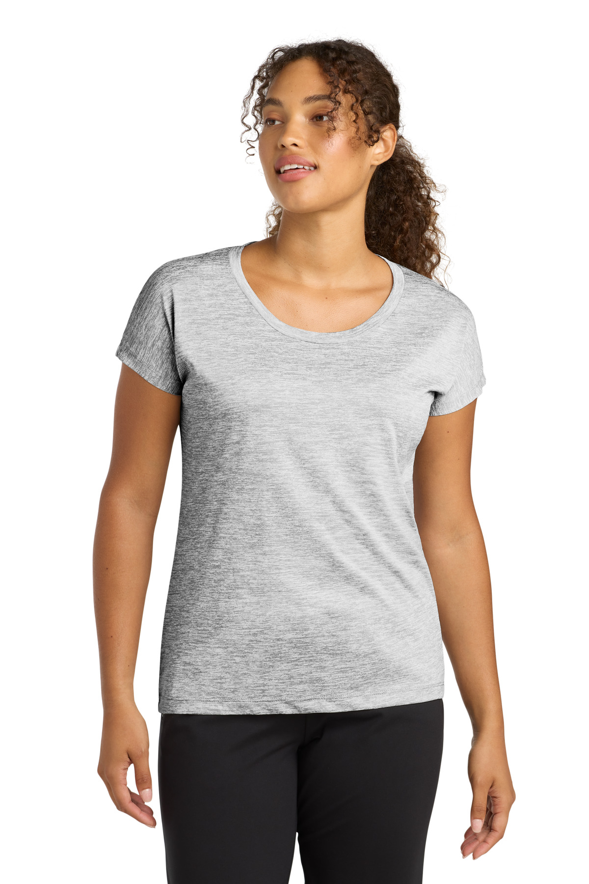 DISCONTINUED  Sport-Tek ®  Women's PosiCharge ®  Electric Heather Sporty Tee. LST390