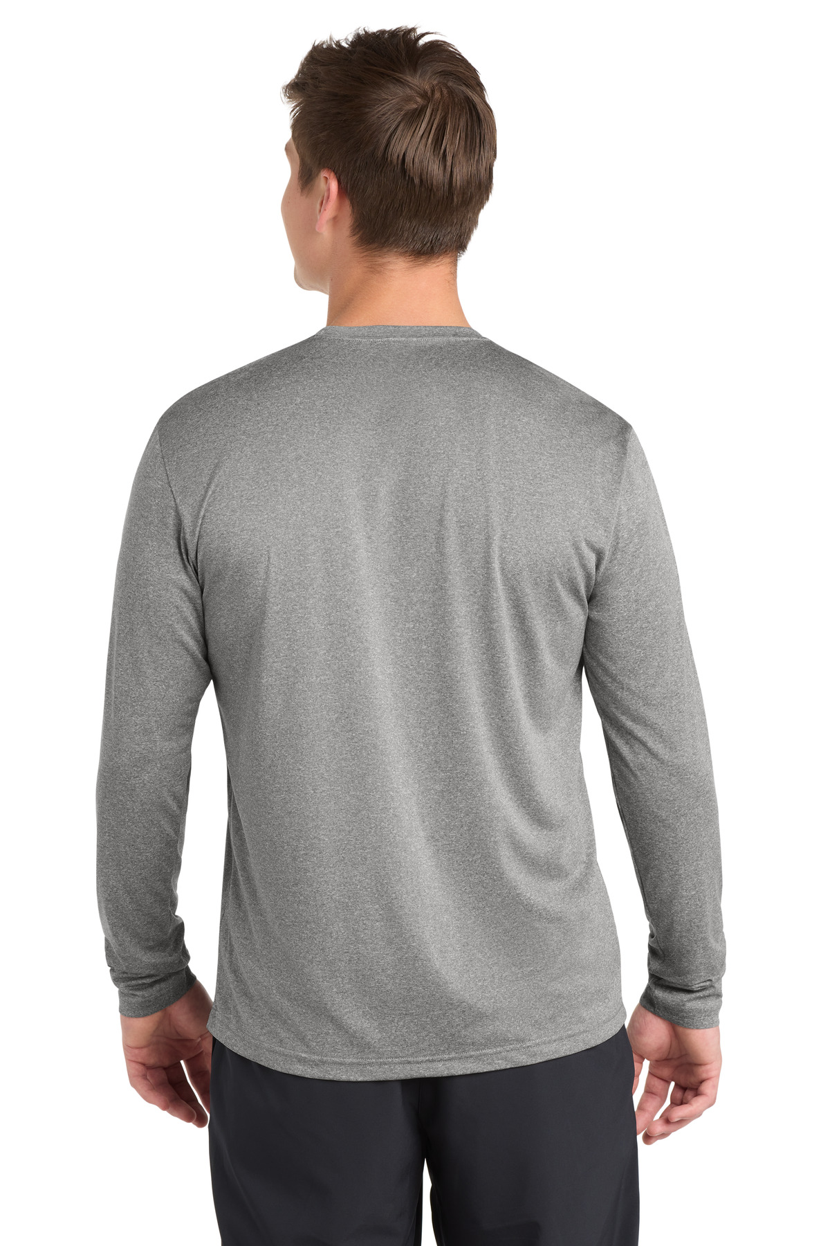 Sport-Tek Long Sleeve Heather Contender Tee. ST360LS