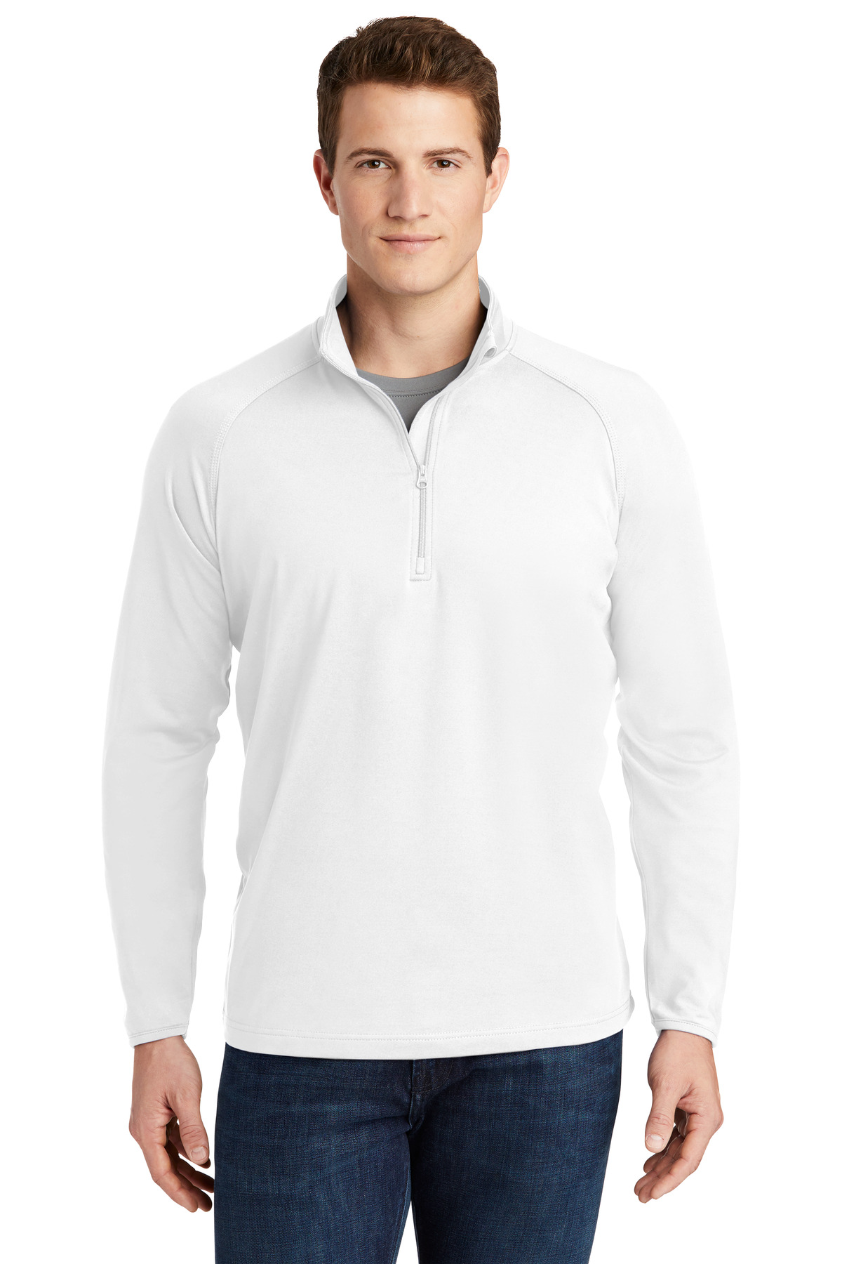 Sport-Tek Sport-Wick Stretch 1/4-Zip Pullover. ST850