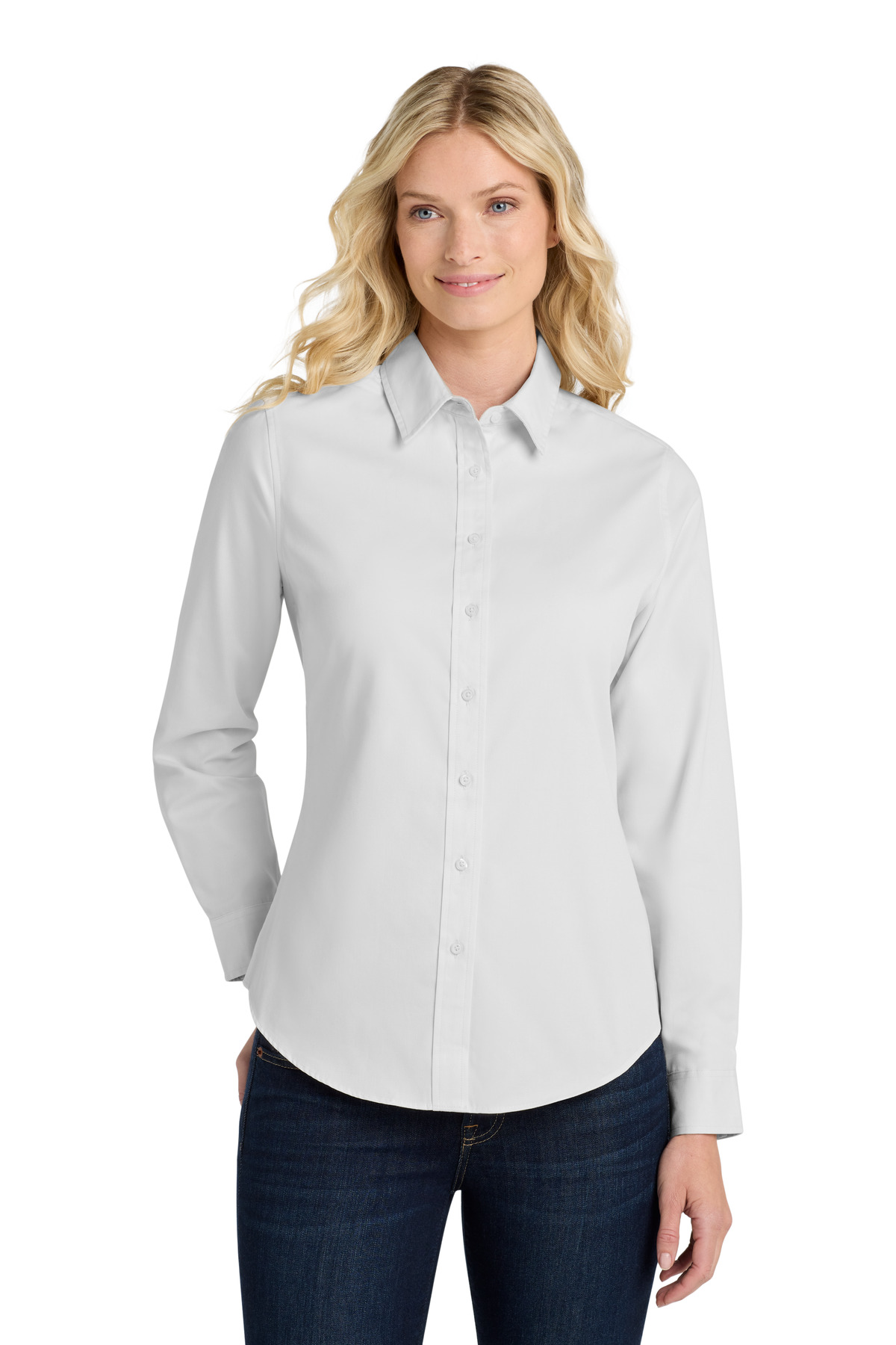 Port Authority ® Women's Long Sleeve Easy Care Shirt. L608 - Image 5