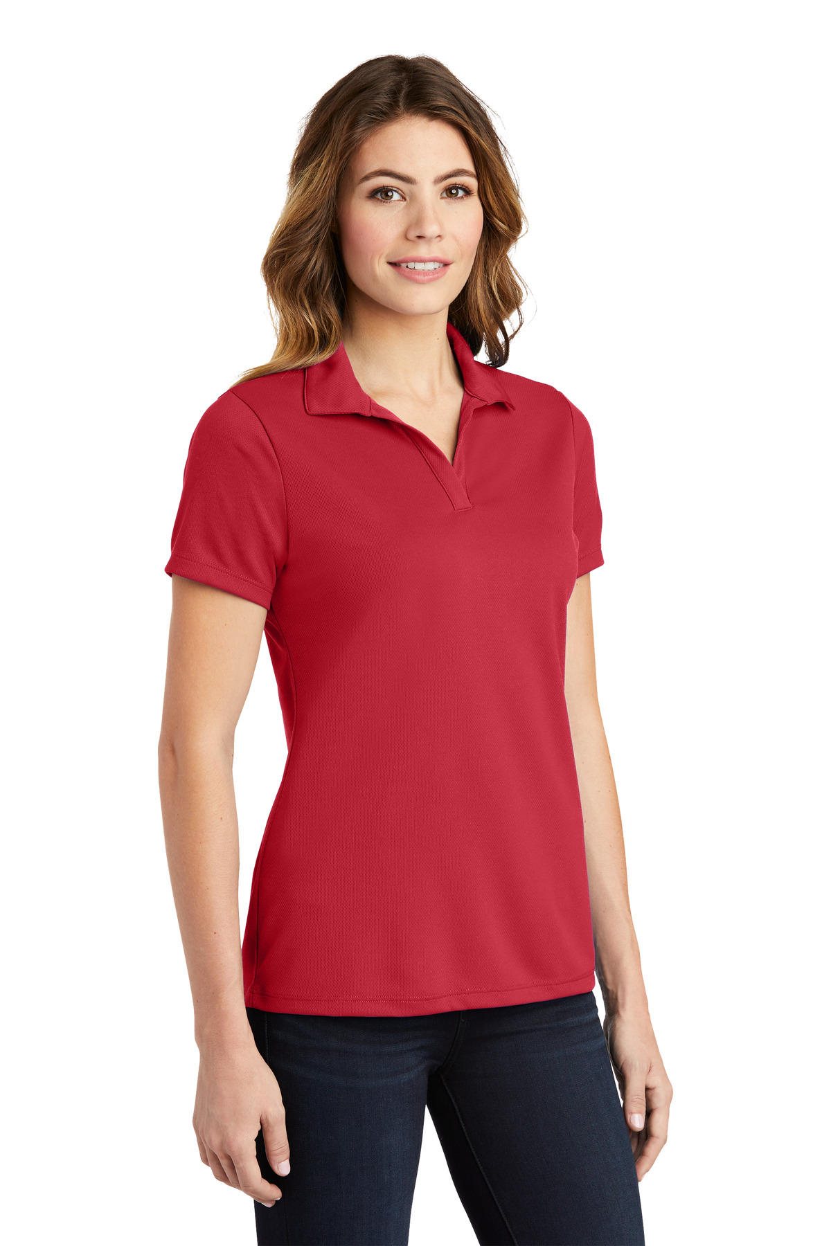Sport-Tek Women's PosiCharge RacerMesh Polo. LST640