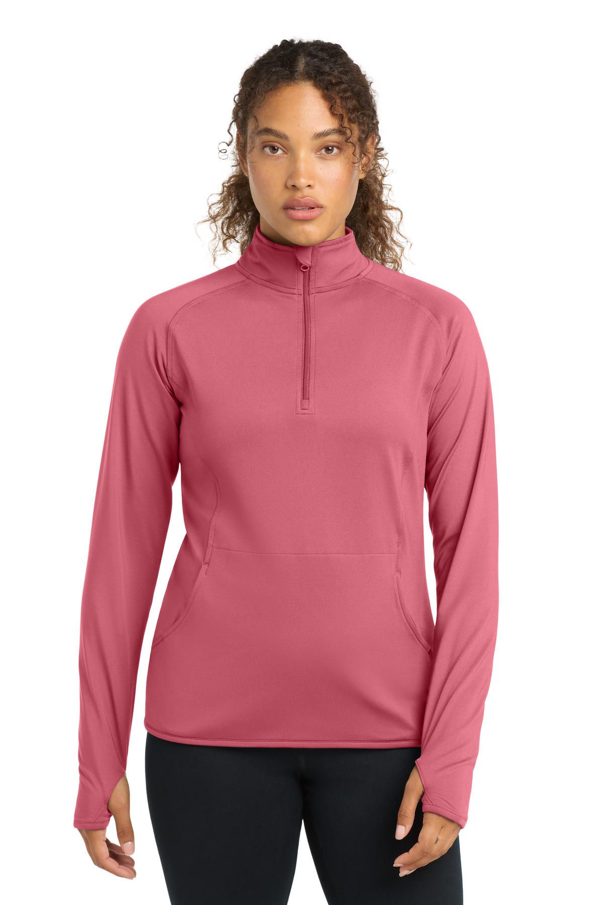 Sport-Tek Women's Sport-Wick Stretch 1/4-Zip Pullover. LST850
