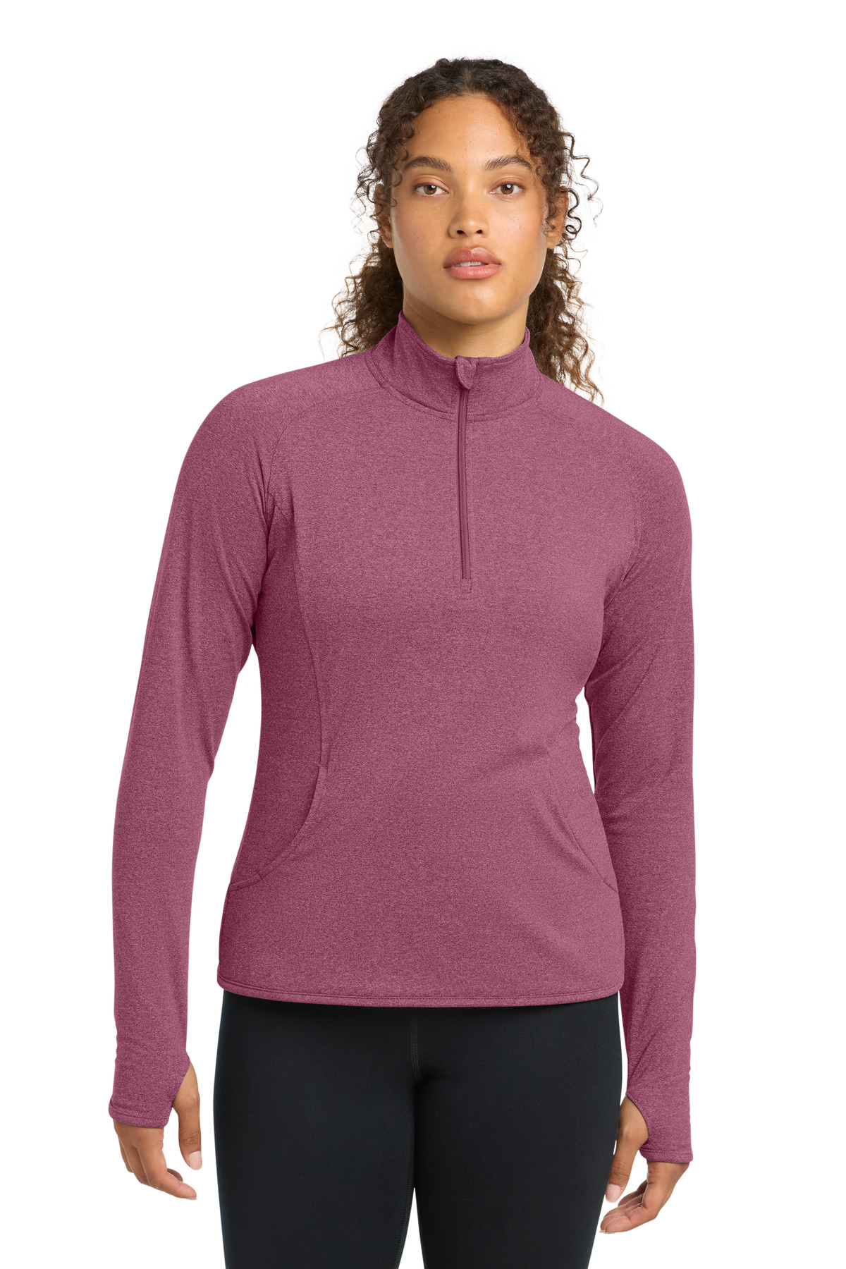 Sport-Tek LST850 swatch in Pink Rush Heather