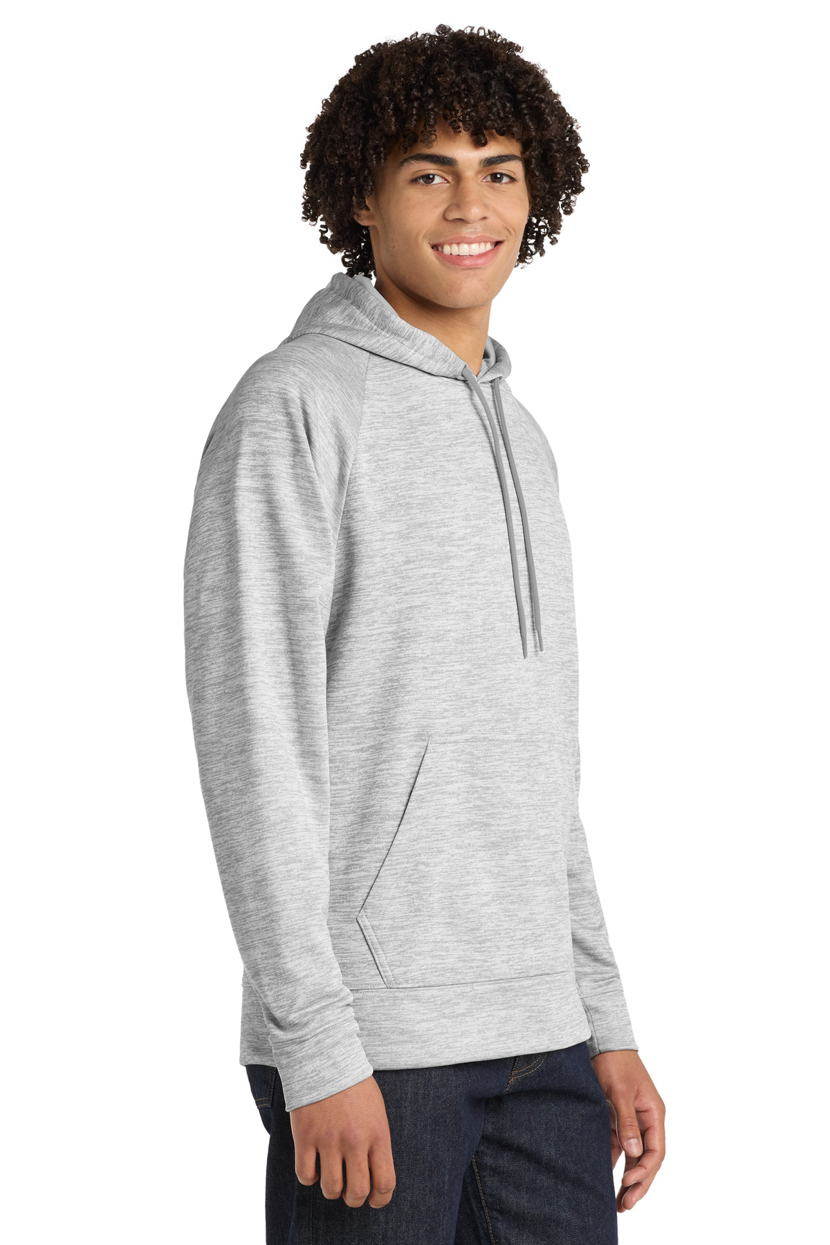 Sport-Tek PosiCharge Electric Heather Fleece Hooded Pullover. ST225