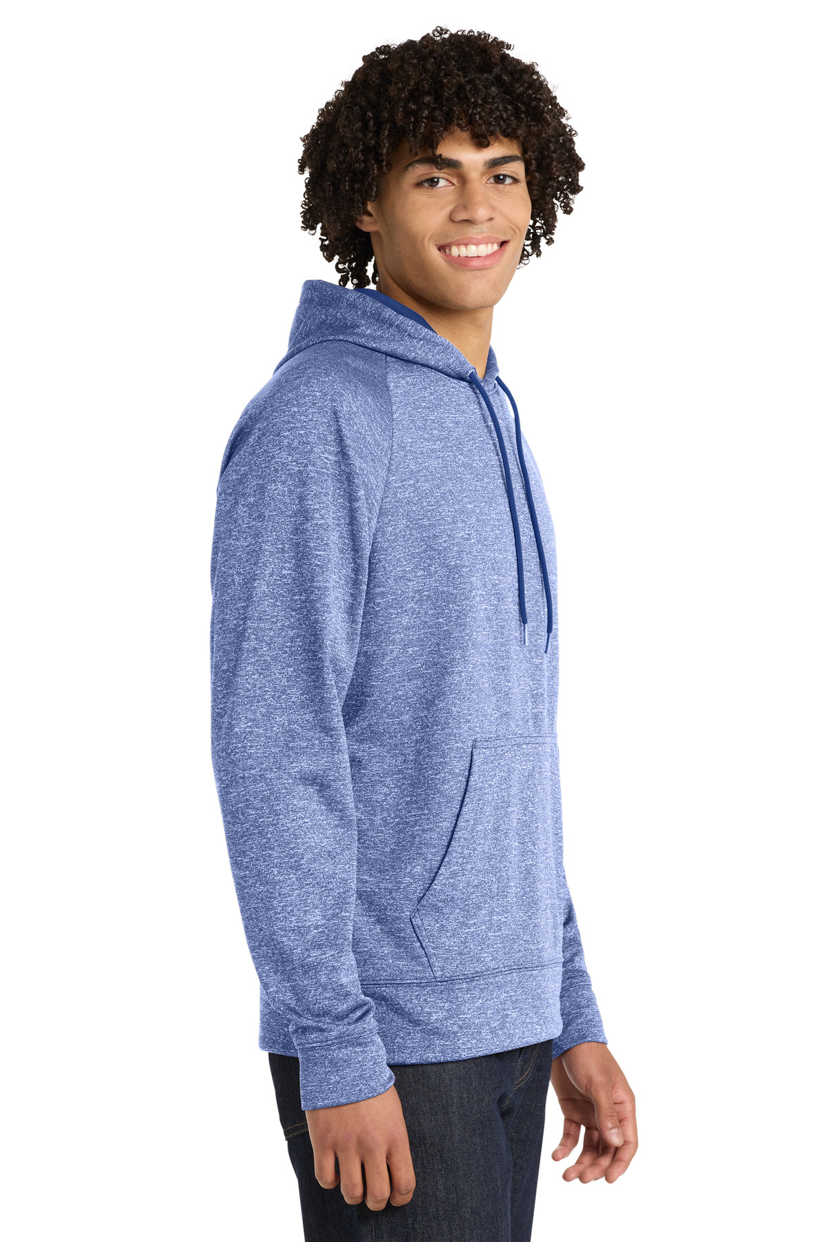 Sport-Tek PosiCharge Electric Heather Fleece Hooded Pullover. ST225