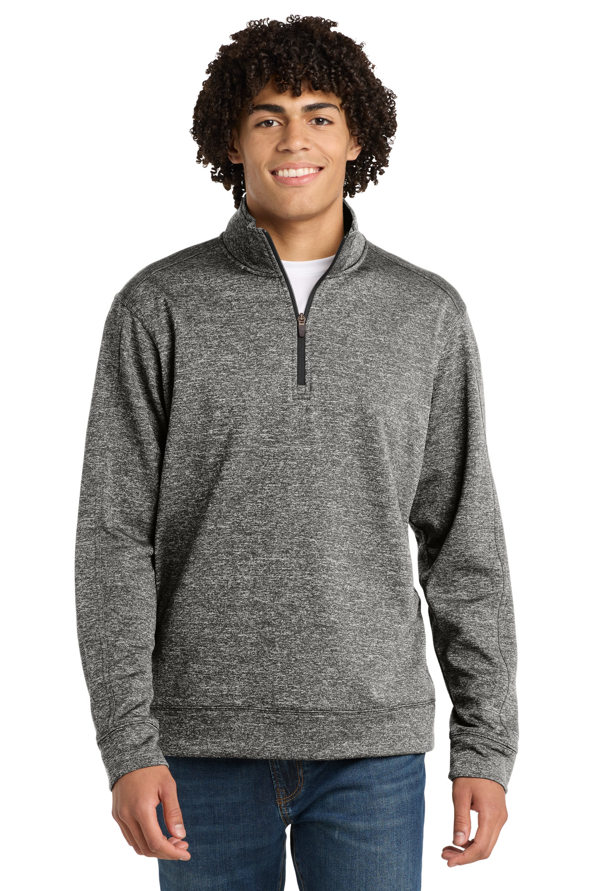 Sport-Tek PosiCharge Electric Heather Fleece 1/4-Zip Pullover-Sport&#45;Tek