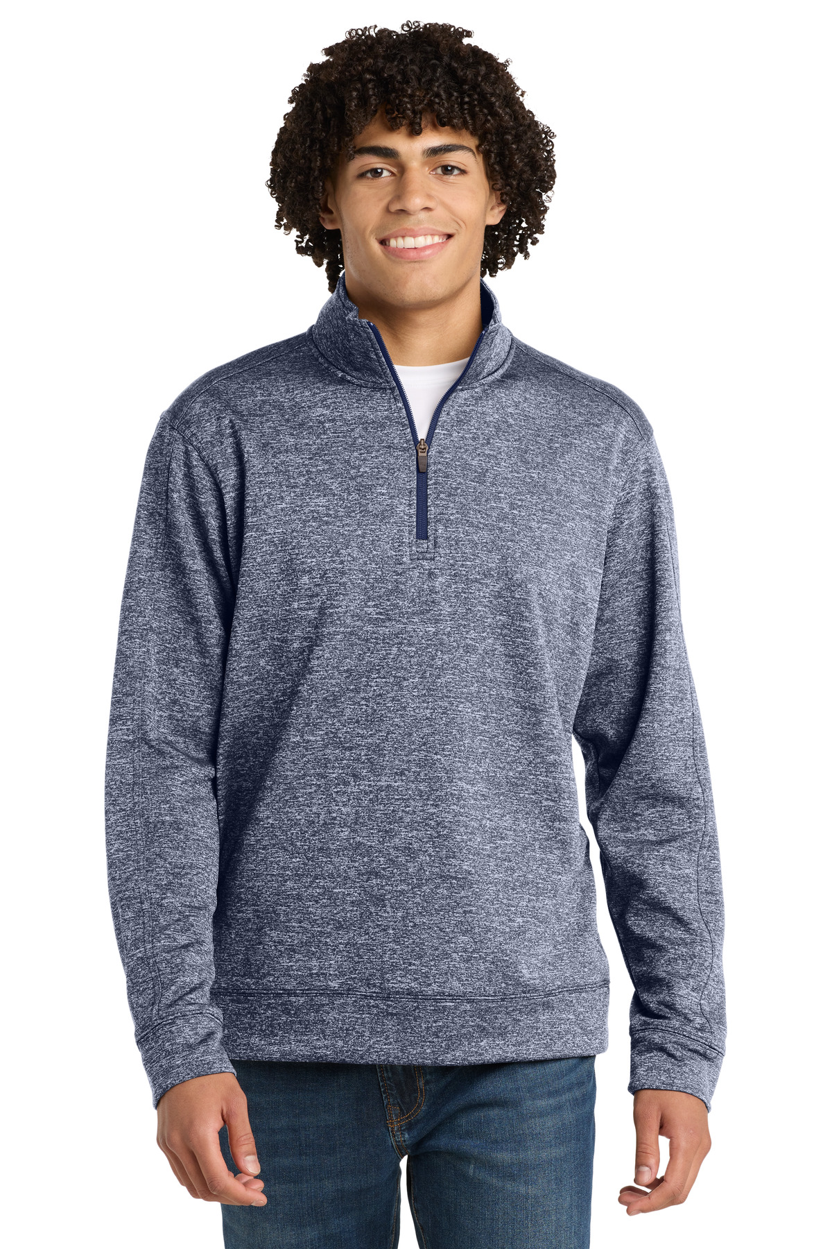 Sport-Tek PosiCharge Electric Heather Fleece 1/4-Zip Pullover. ST226