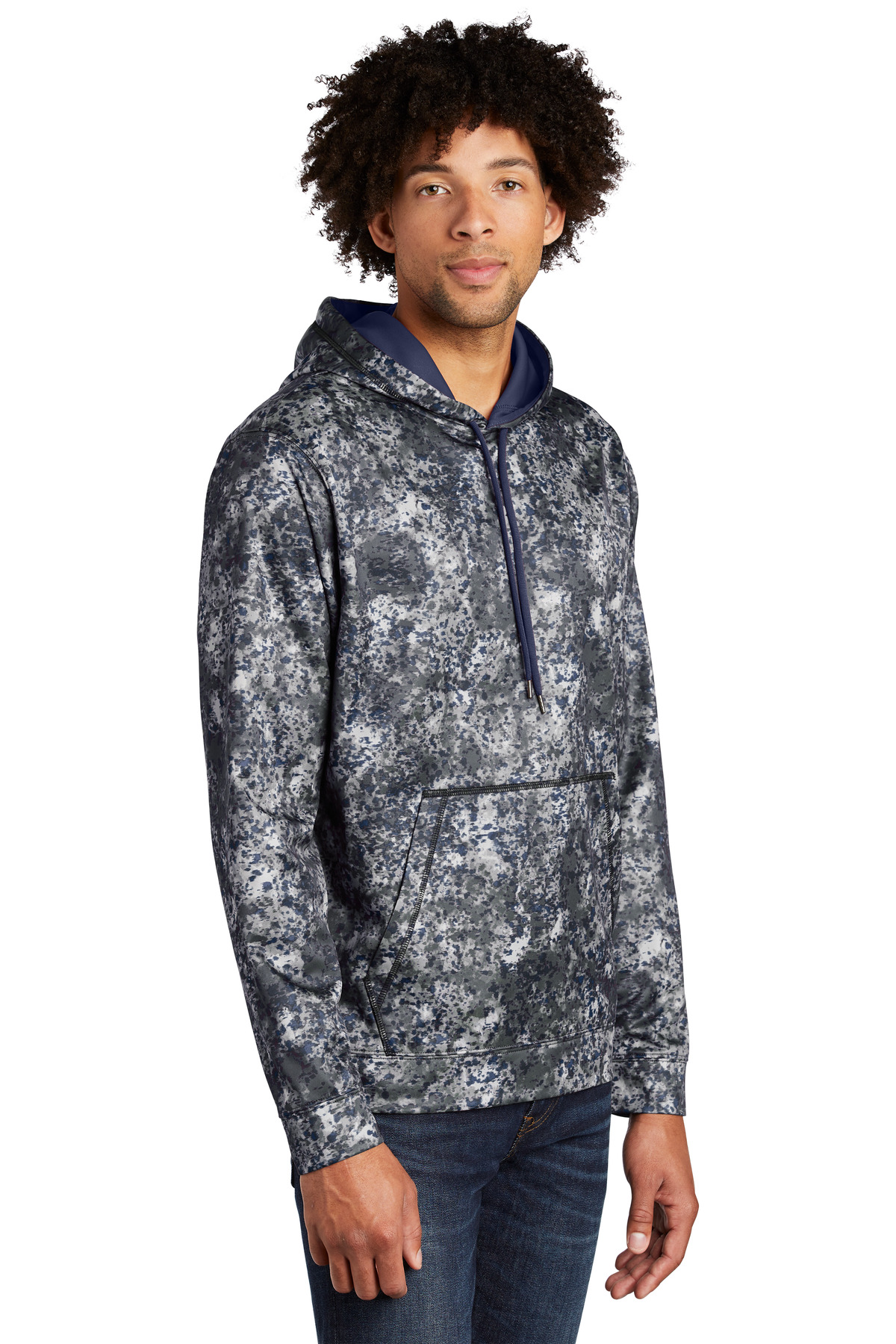 Sport-Tek Sport-Wick Mineral Freeze Fleece Hooded Pullover. ST230