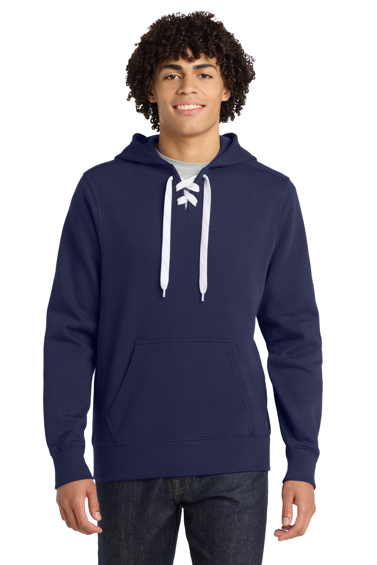 Sport-Tek Lace Up Pullover Hooded Sweatshirt. ST271