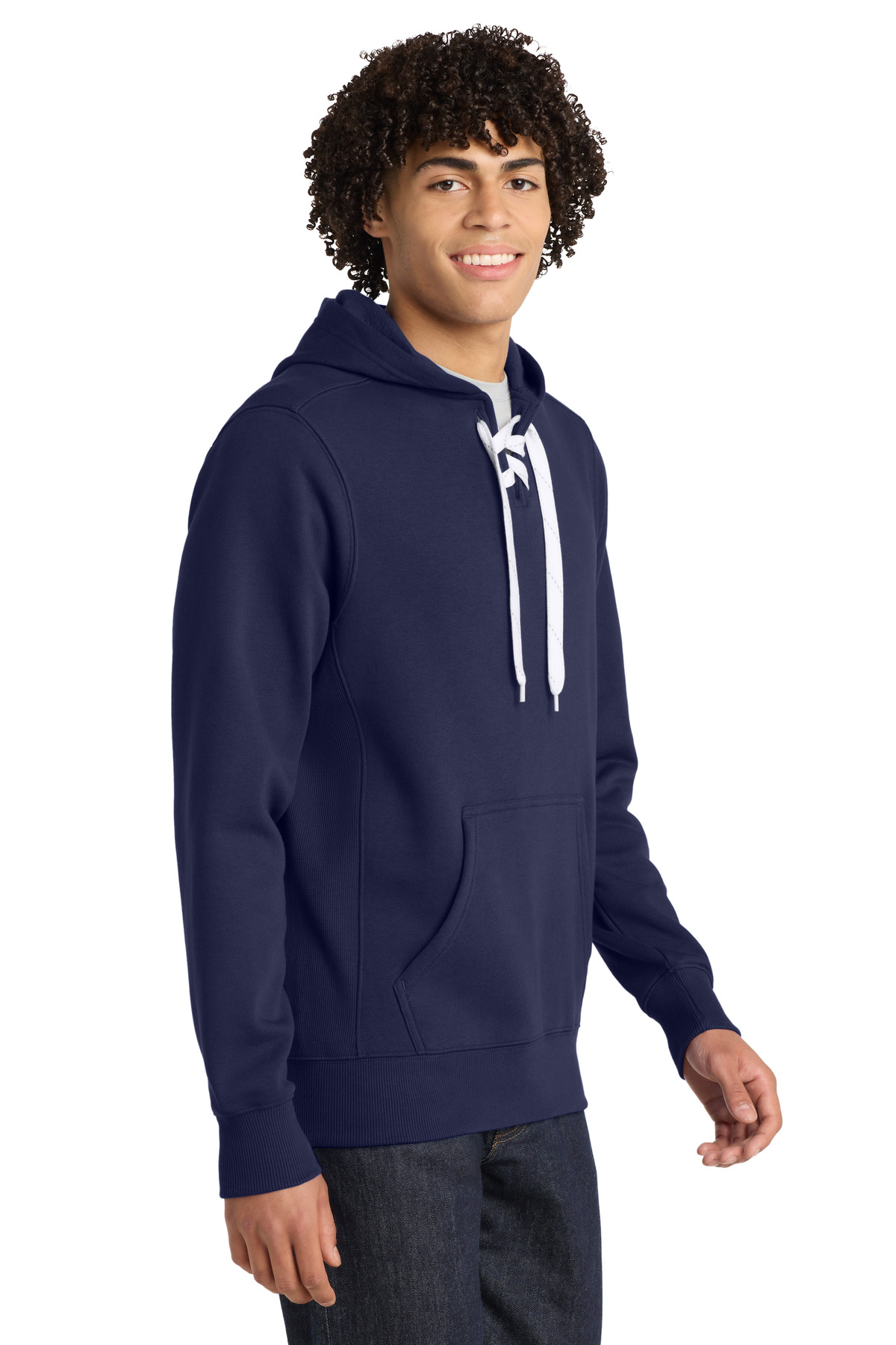 Sport-Tek Lace Up Pullover Hooded Sweatshirt. ST271