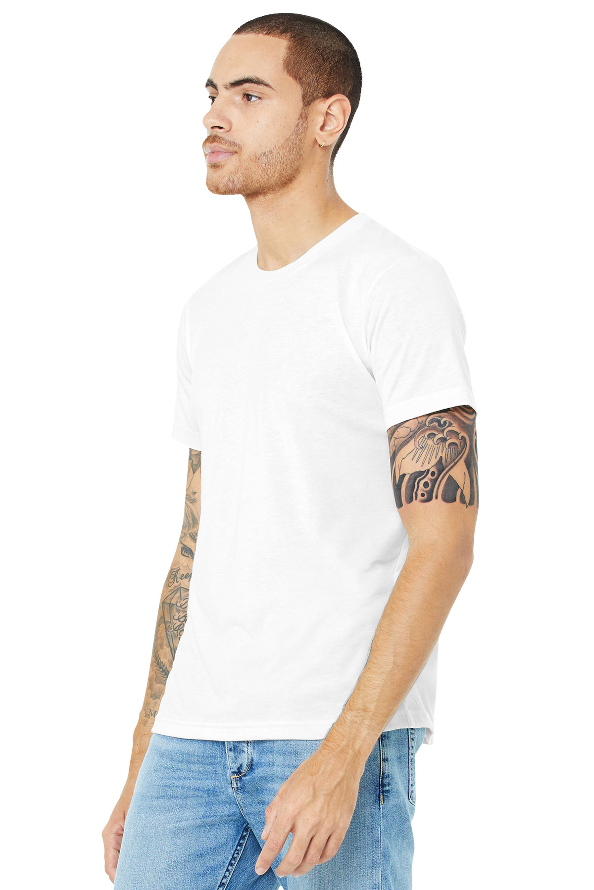 BELLA+CANVAS Unisex Made In The USA Jersey Short Sleeve Tee. BC3001U