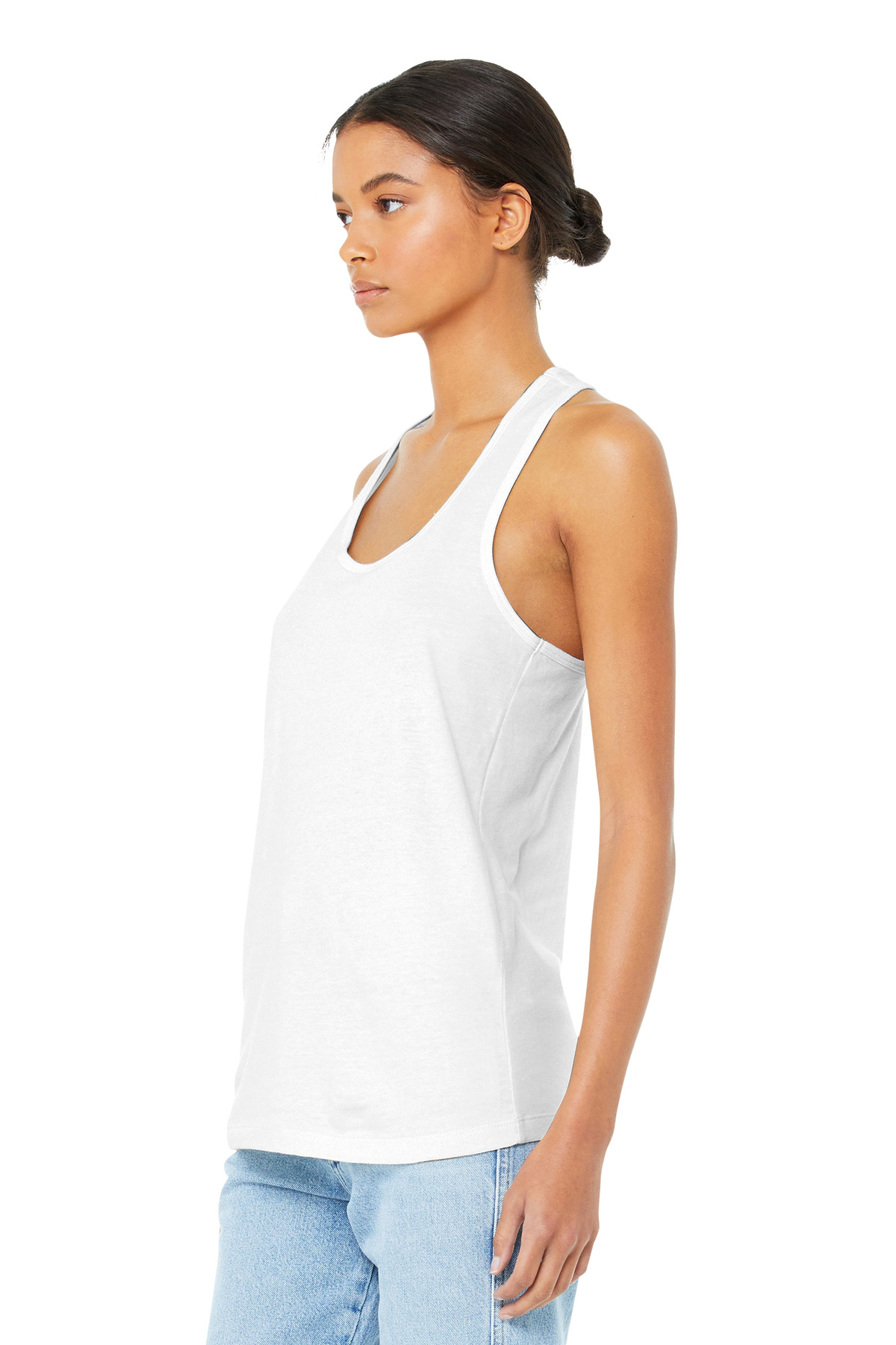 BELLA+CANVAS Women's Jersey Racerback Tank. BC6008