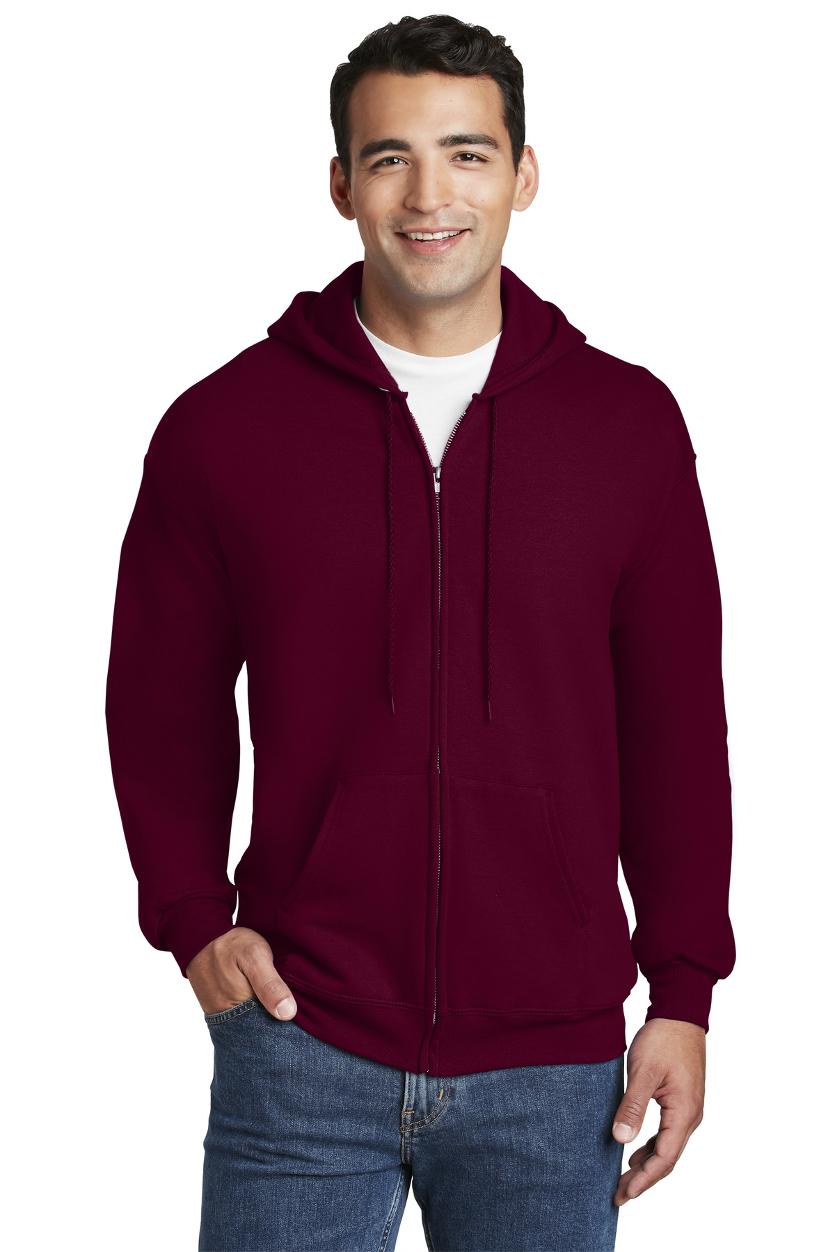 Hanes Ultimate Cotton - Full-Zip Hooded Sweatshirt - F283