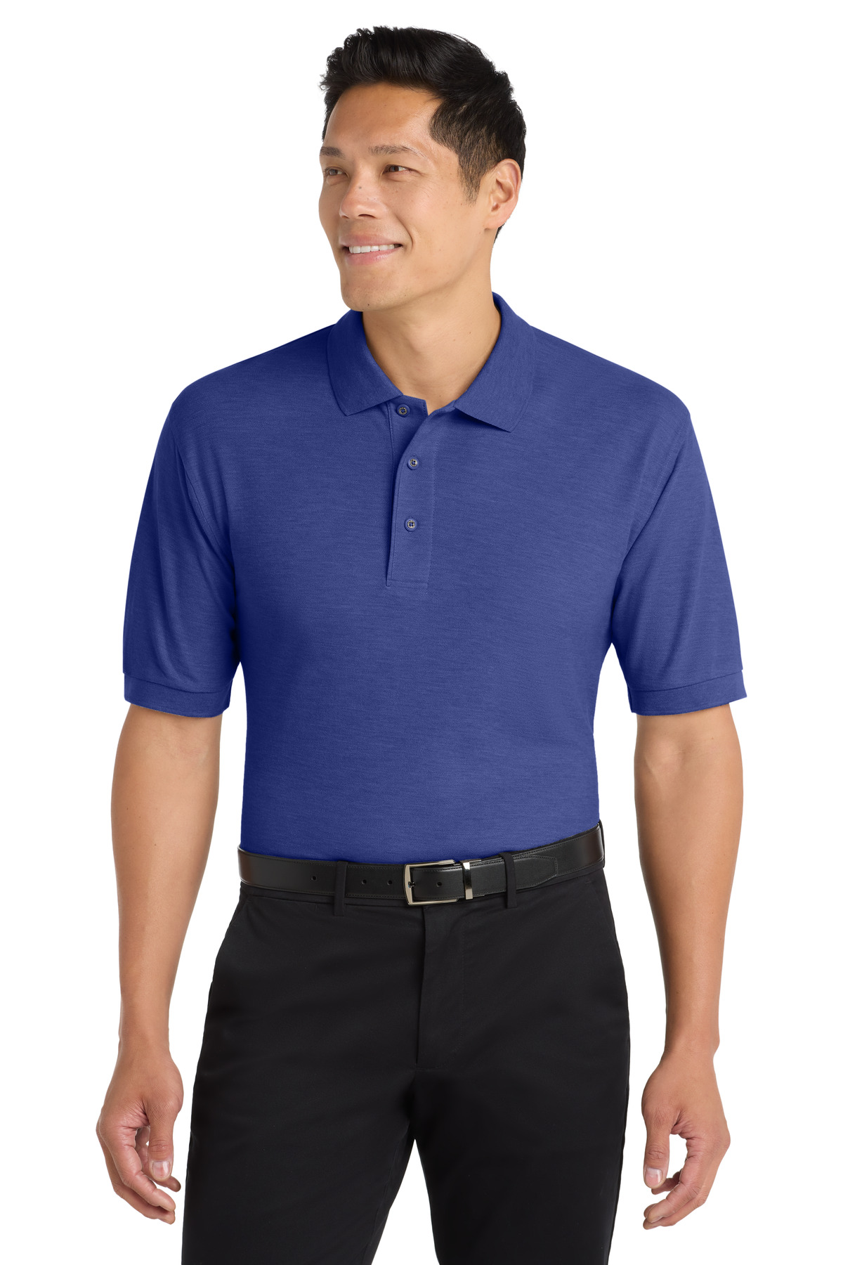 Port Authority Silk Touch Polo K500 embroidered