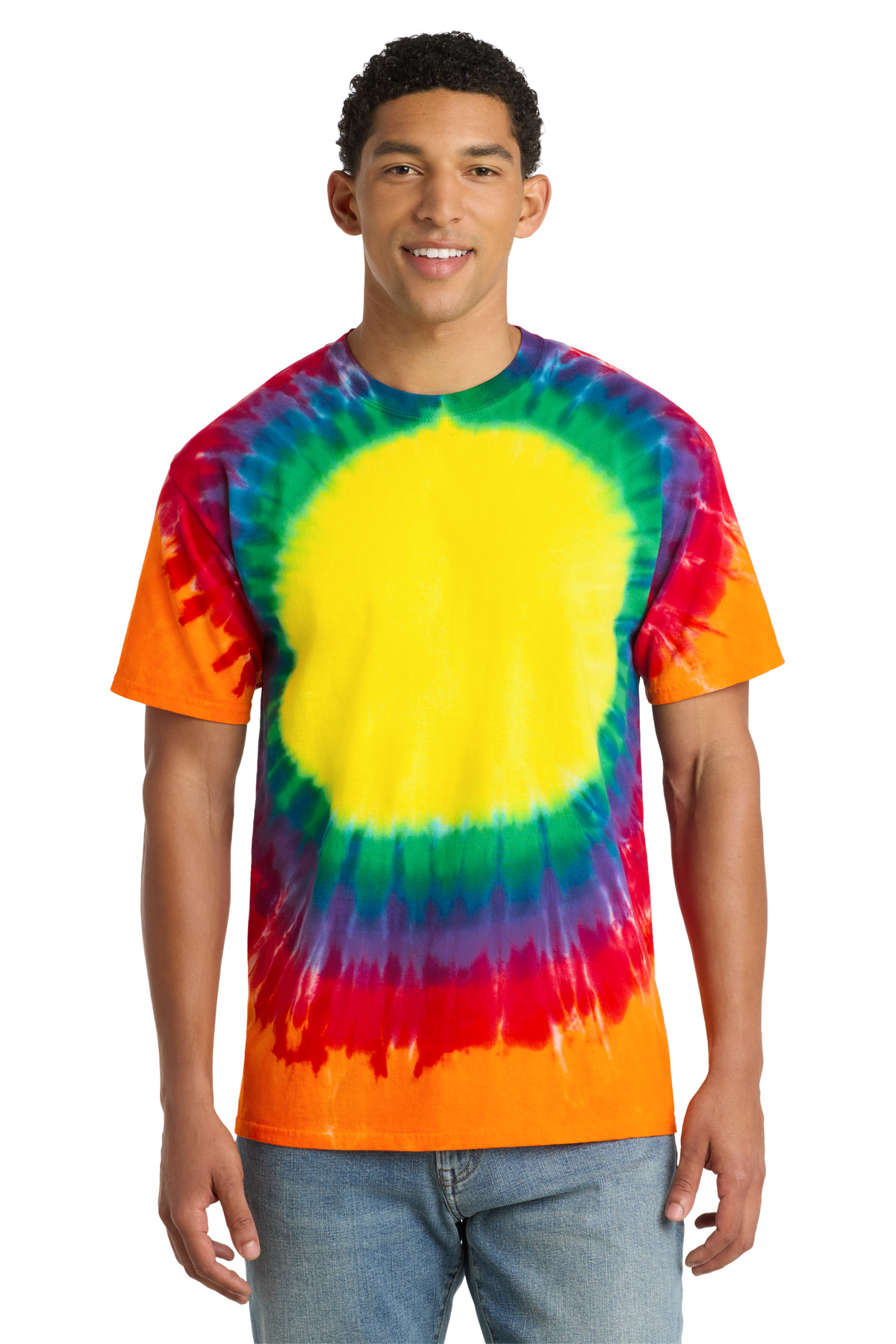 Port & Co Window Tie-Dye Tee-Port &#38; Company