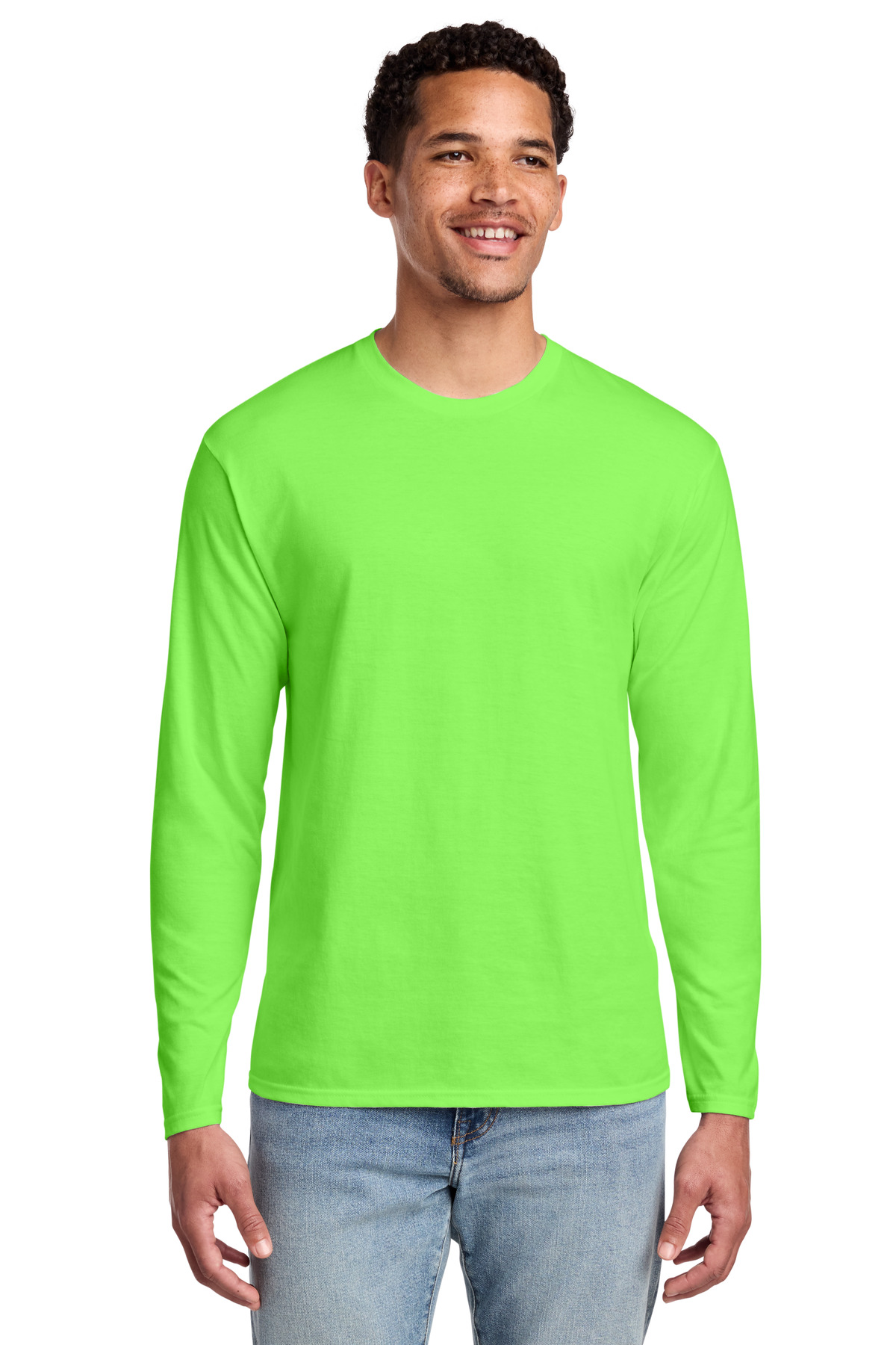 Port & Co PC450LS swatch in Flash Green