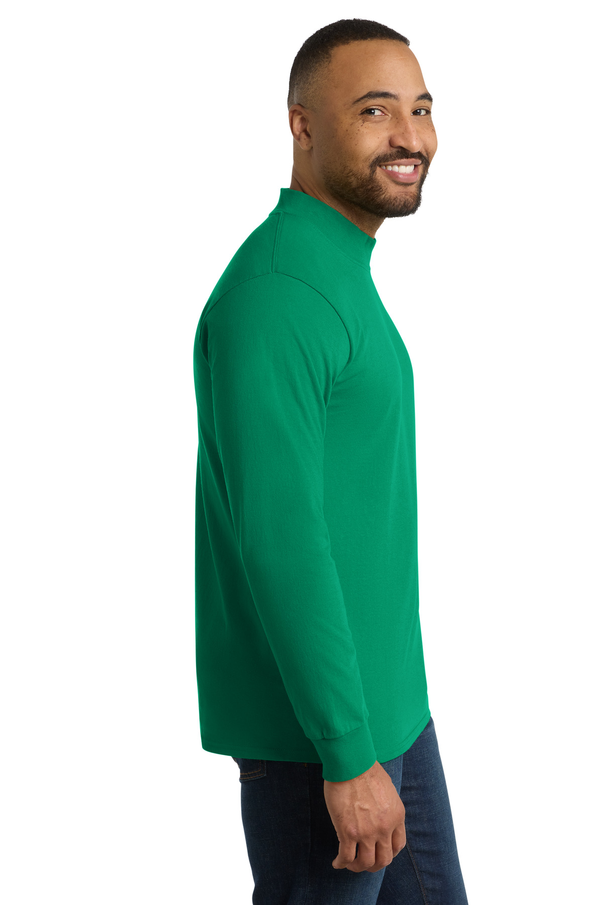 Port & Co Essential Mock Turtleneck. PC61M