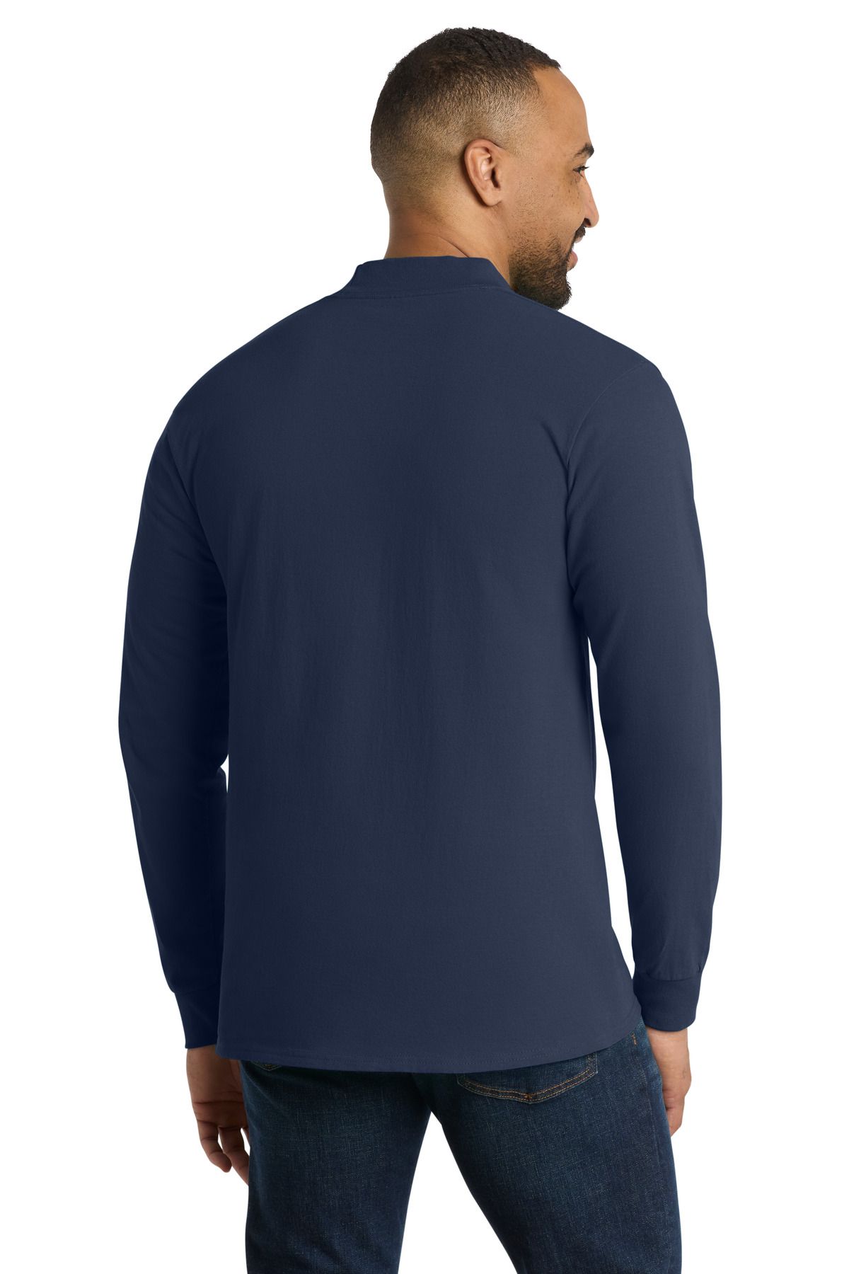 Port & Co Essential Mock Turtleneck. PC61M