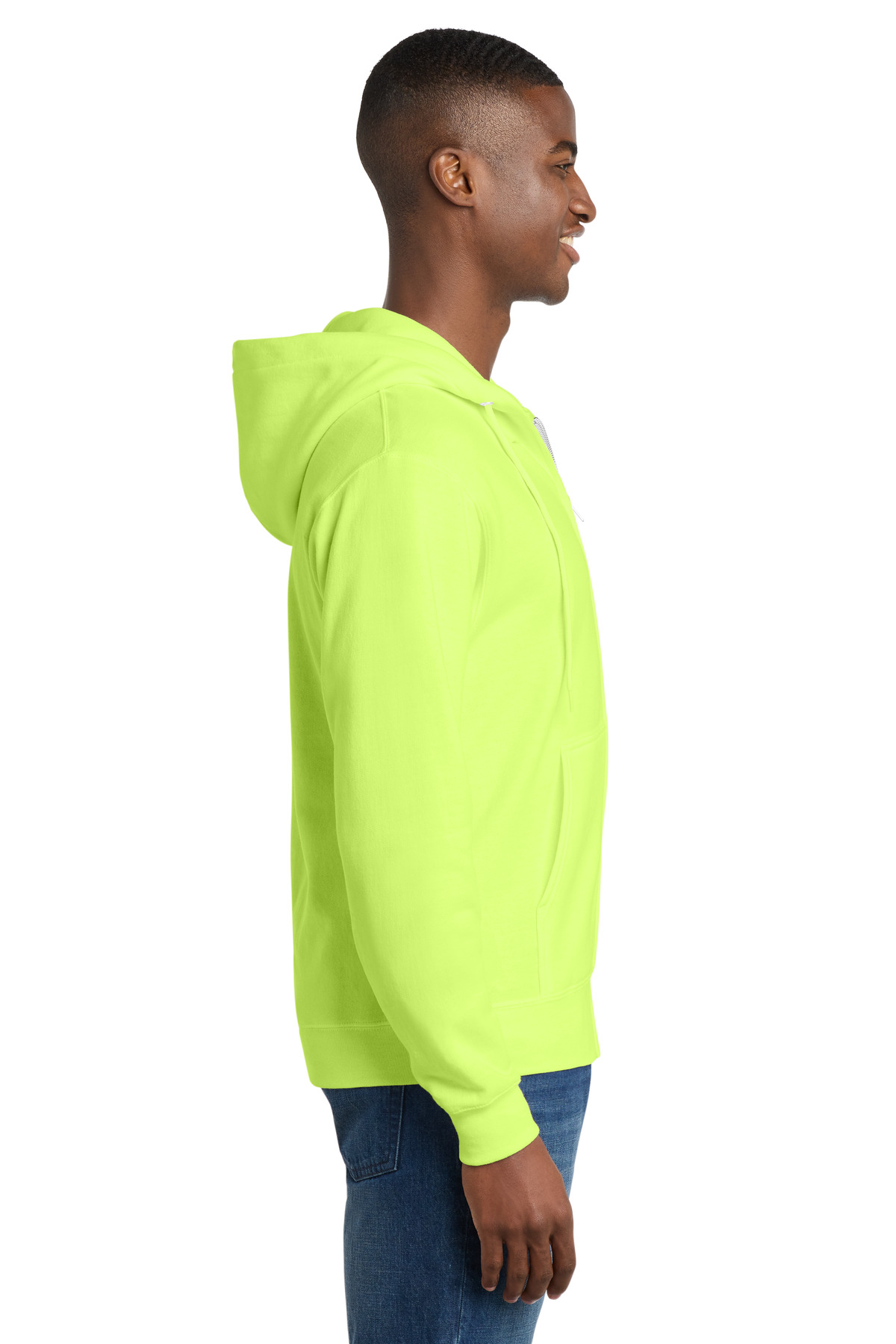 Port & Co Core Fleece Full-Zip Hooded Sweatshirt. PC78ZH