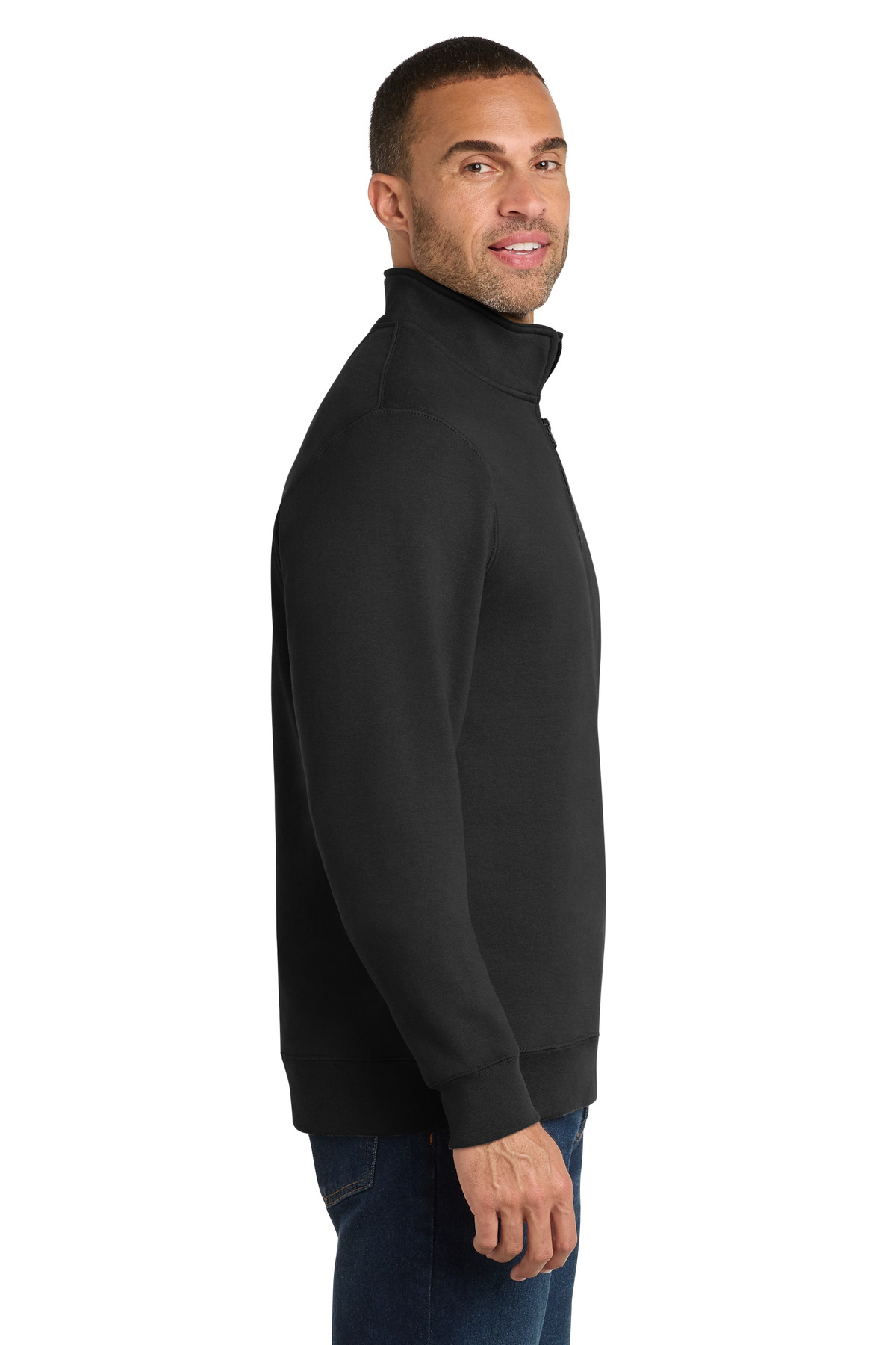 Port & Co Fan Favorite Fleece 1/4-Zip Pullover Sweatshirt. PC850Q