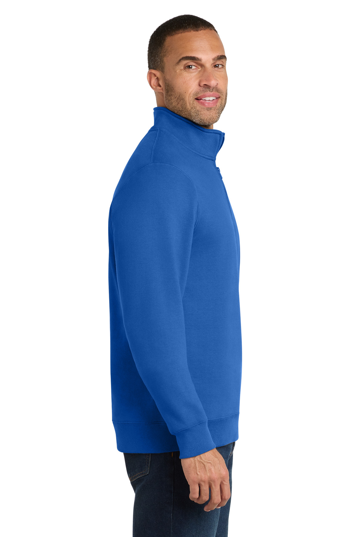 Port & Co Fan Favorite Fleece 1/4-Zip Pullover Sweatshirt. PC850Q