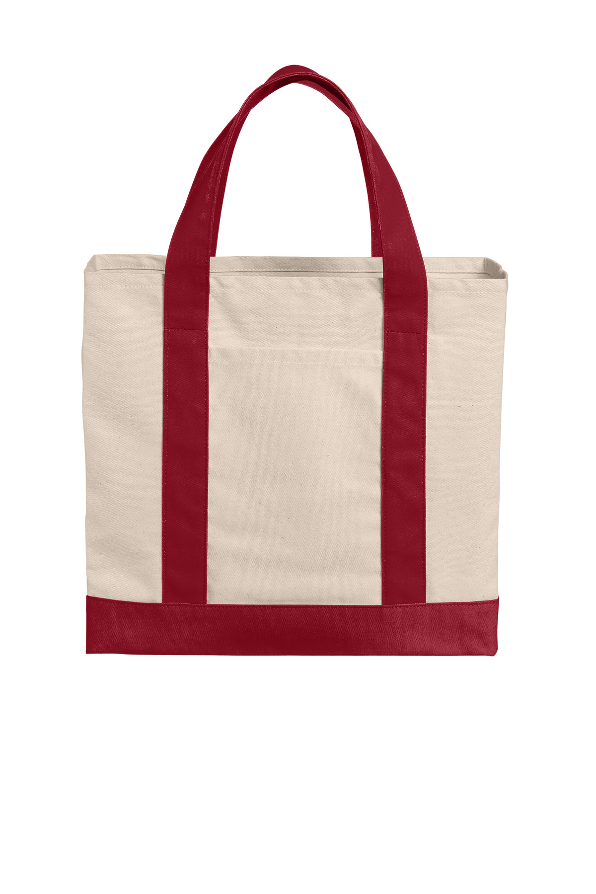 Port Authority ® Cotton Canvas Two-Tone Tote BG429 - Image 2