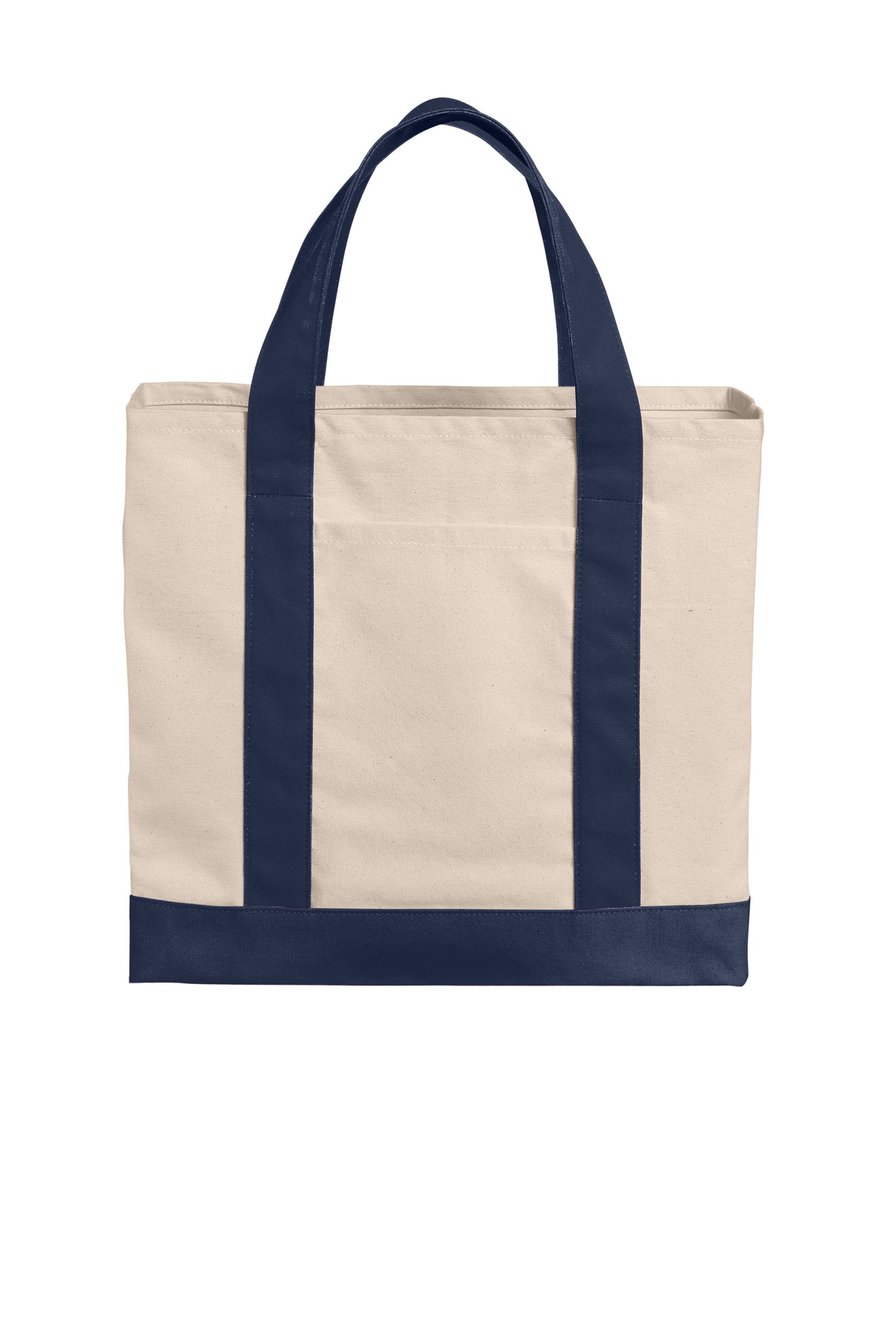 Port Authority ® Cotton Canvas Two-Tone Tote BG429 - Image 3