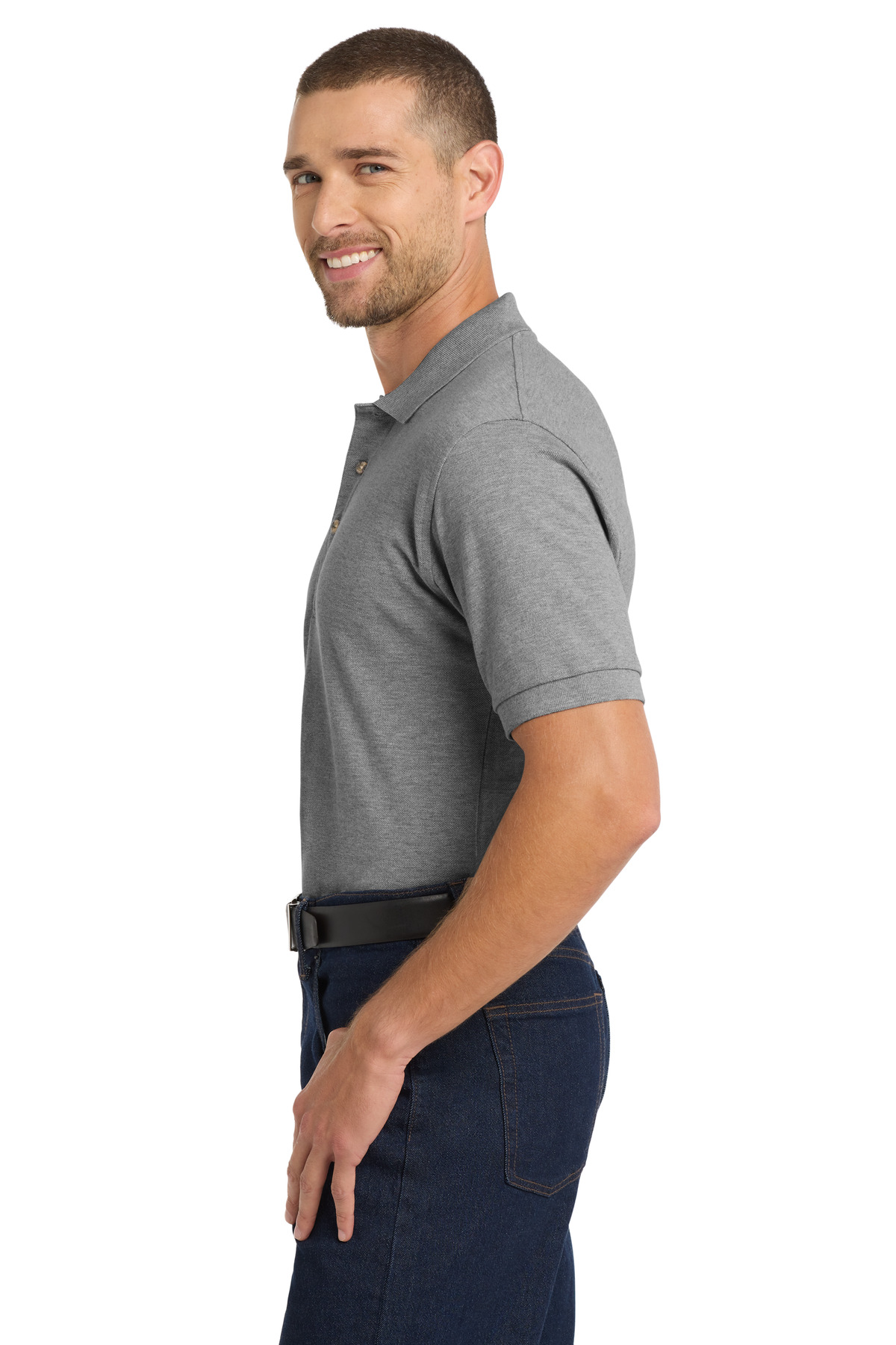 Port Authority Heavyweight Cotton Pique Polo. K420