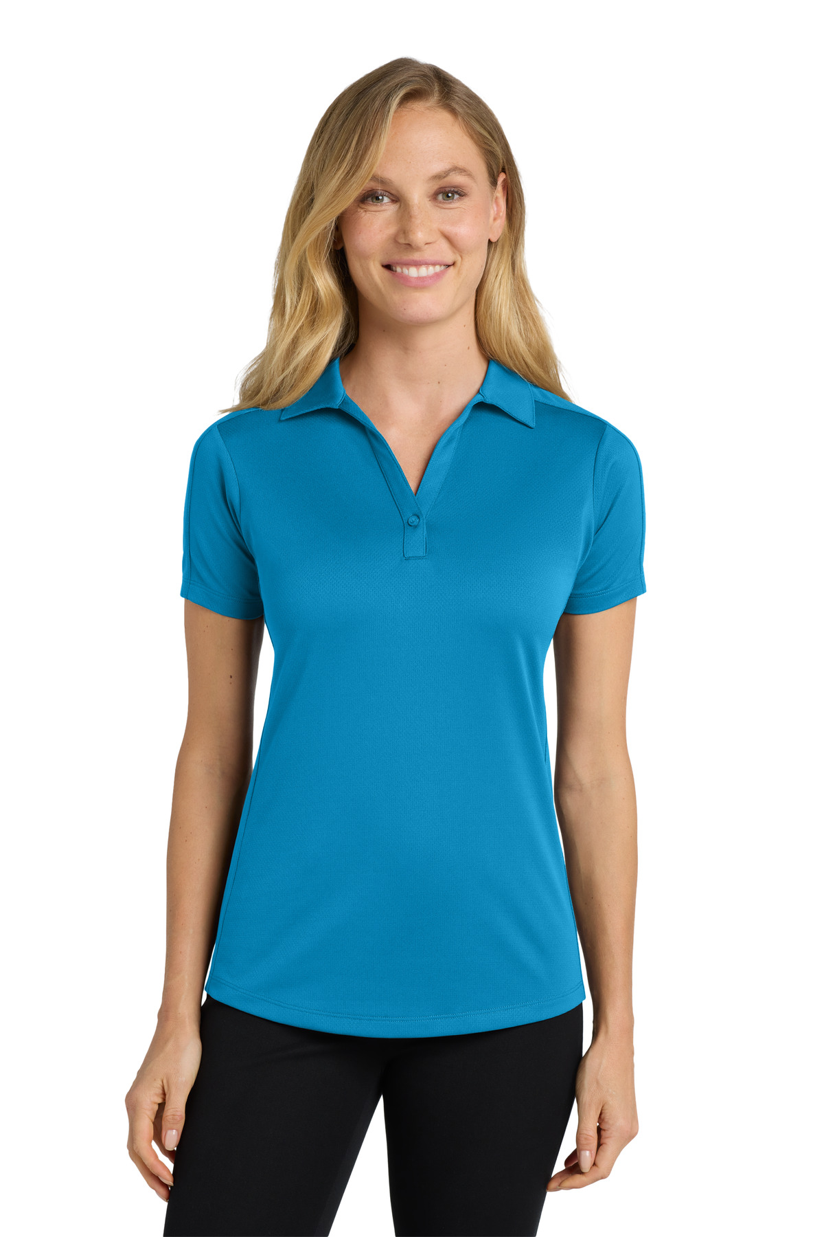 Port Authority ® Women's Diamond Jacquard Polo. L569 - Image 2