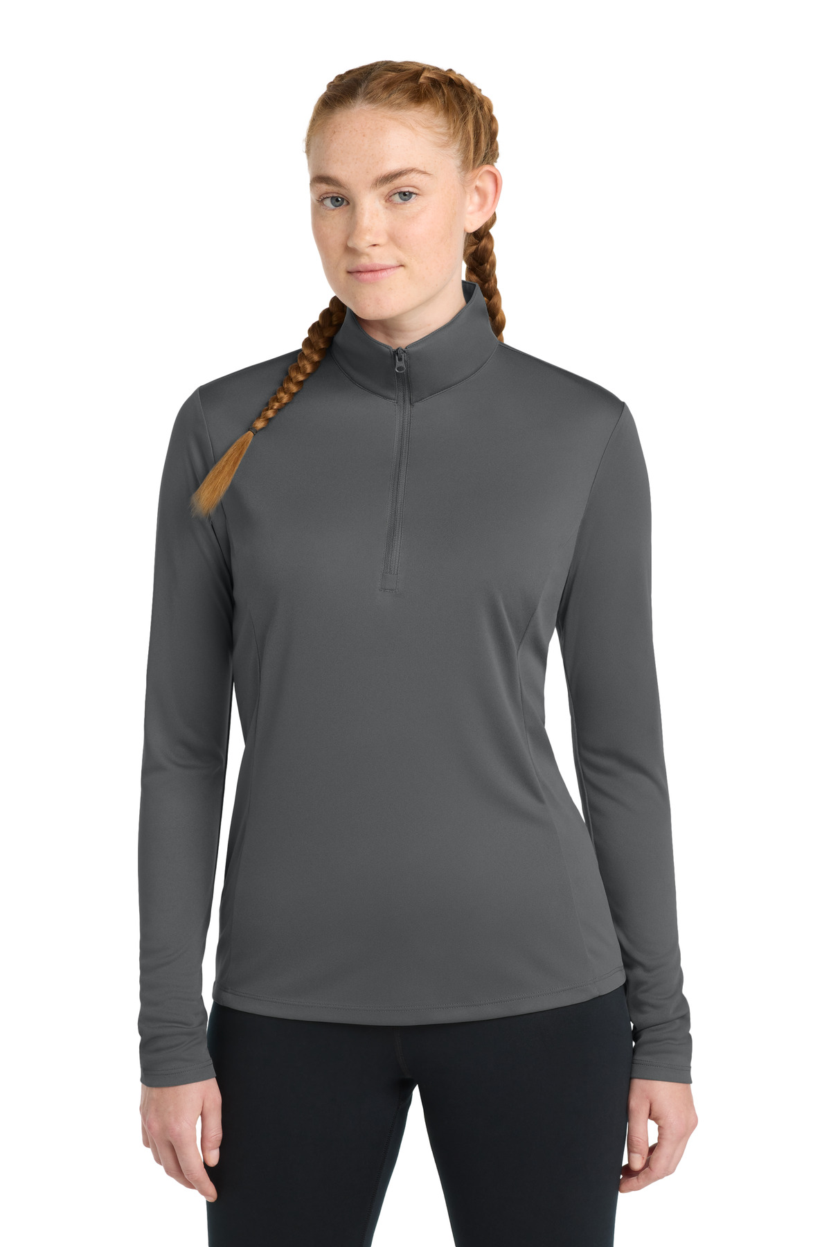 Sport-Tek ® Women's PosiCharge ® Competitor ™ 1/4-Zip Pullover. LST357 - Iron Grey