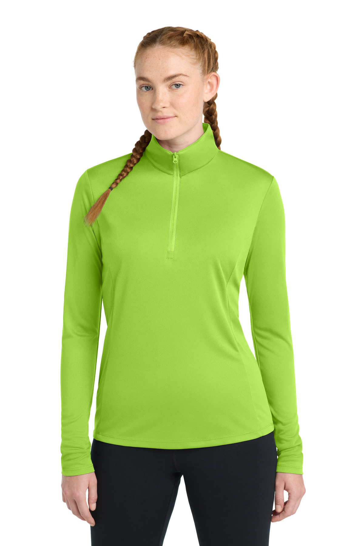 Sport-Tek ® Women's PosiCharge ® Competitor ™ 1/4-Zip Pullover. LST357 - Lime Shock