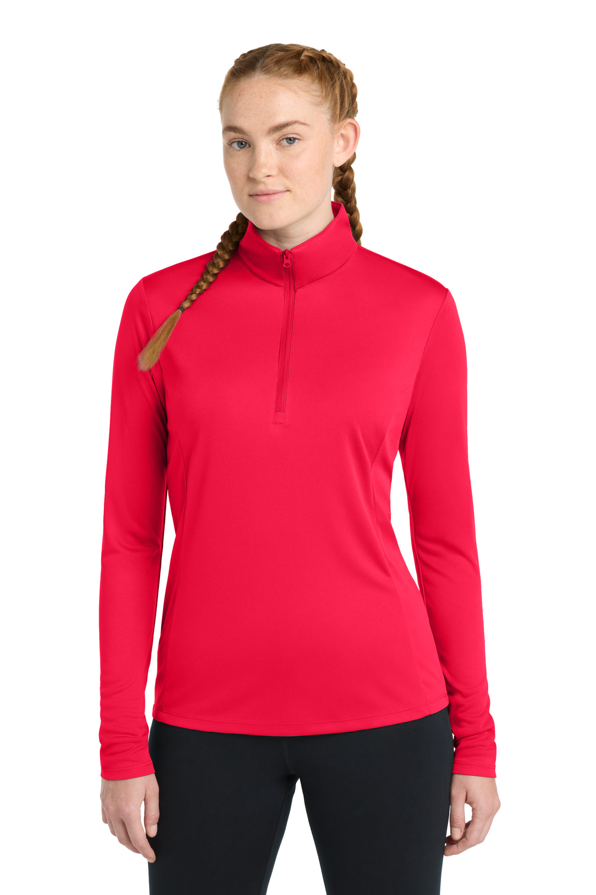 Sport-Tek ® Women's PosiCharge ® Competitor ™ 1/4-Zip Pullover. LST357 - True Red