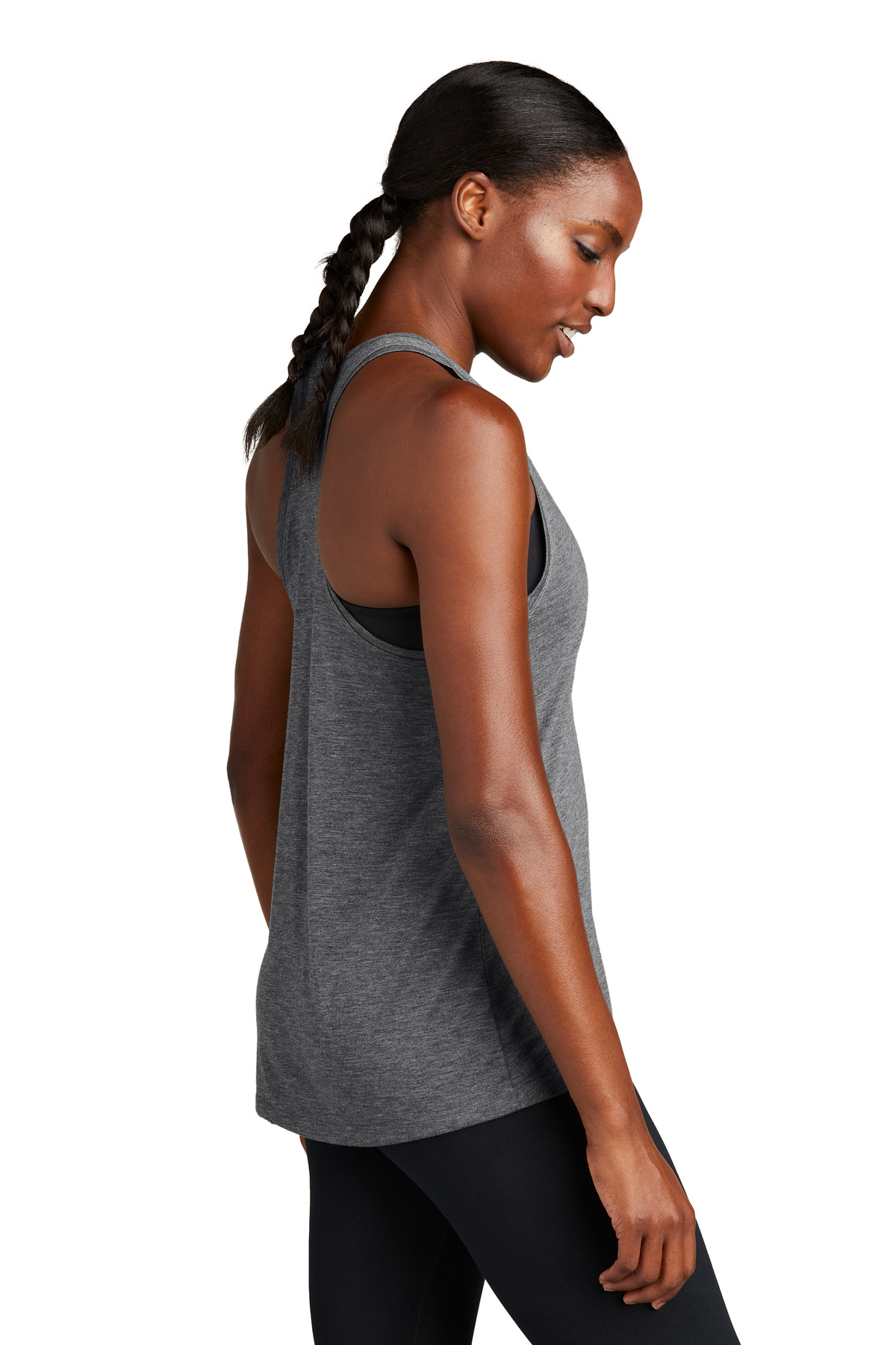 Sport-Tek Women's PosiCharge Tri-Blend Wicking Tank. LST402