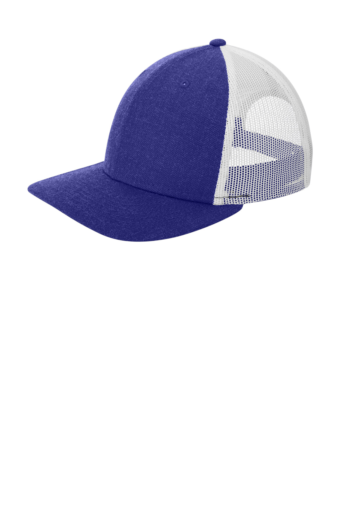 New Era NE207 swatch in Heather Royal/ White