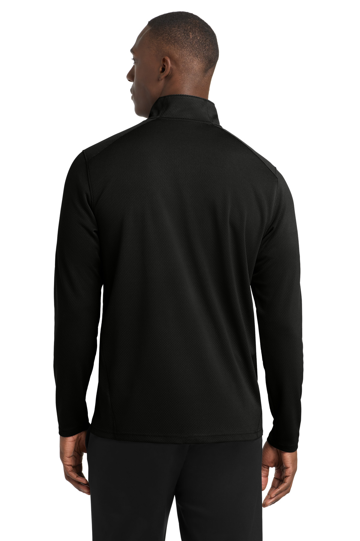Sport-Tek Sport-Wick Textured 1/4-Zip Pullover. ST860