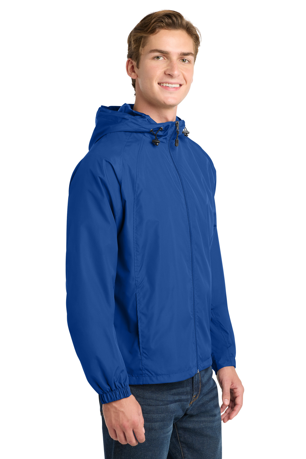 Sport-Tek Hooded Raglan Jacket. JST73