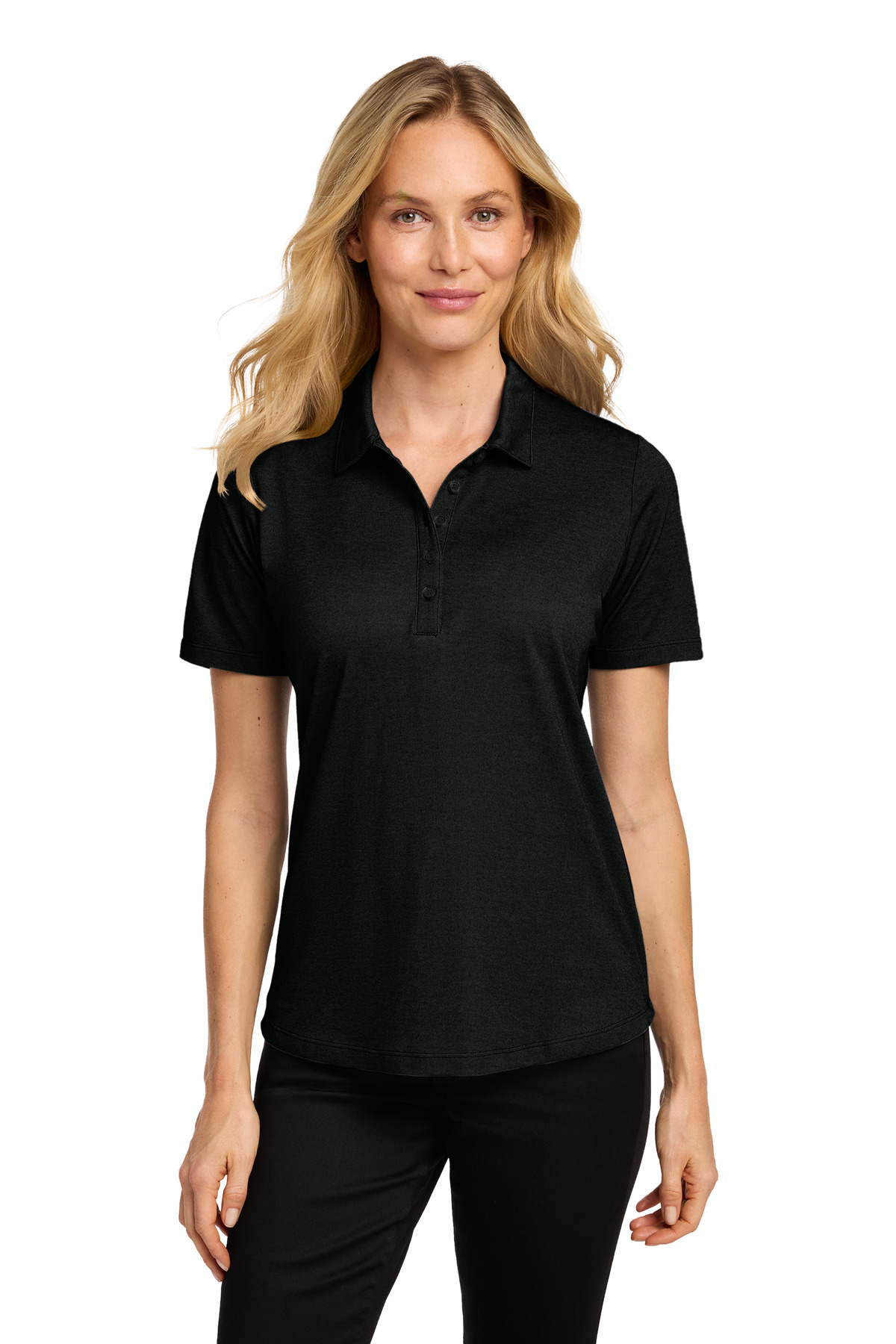 Port Authority ® Women's Fine Pique Blend Polo LK830 - Image 4