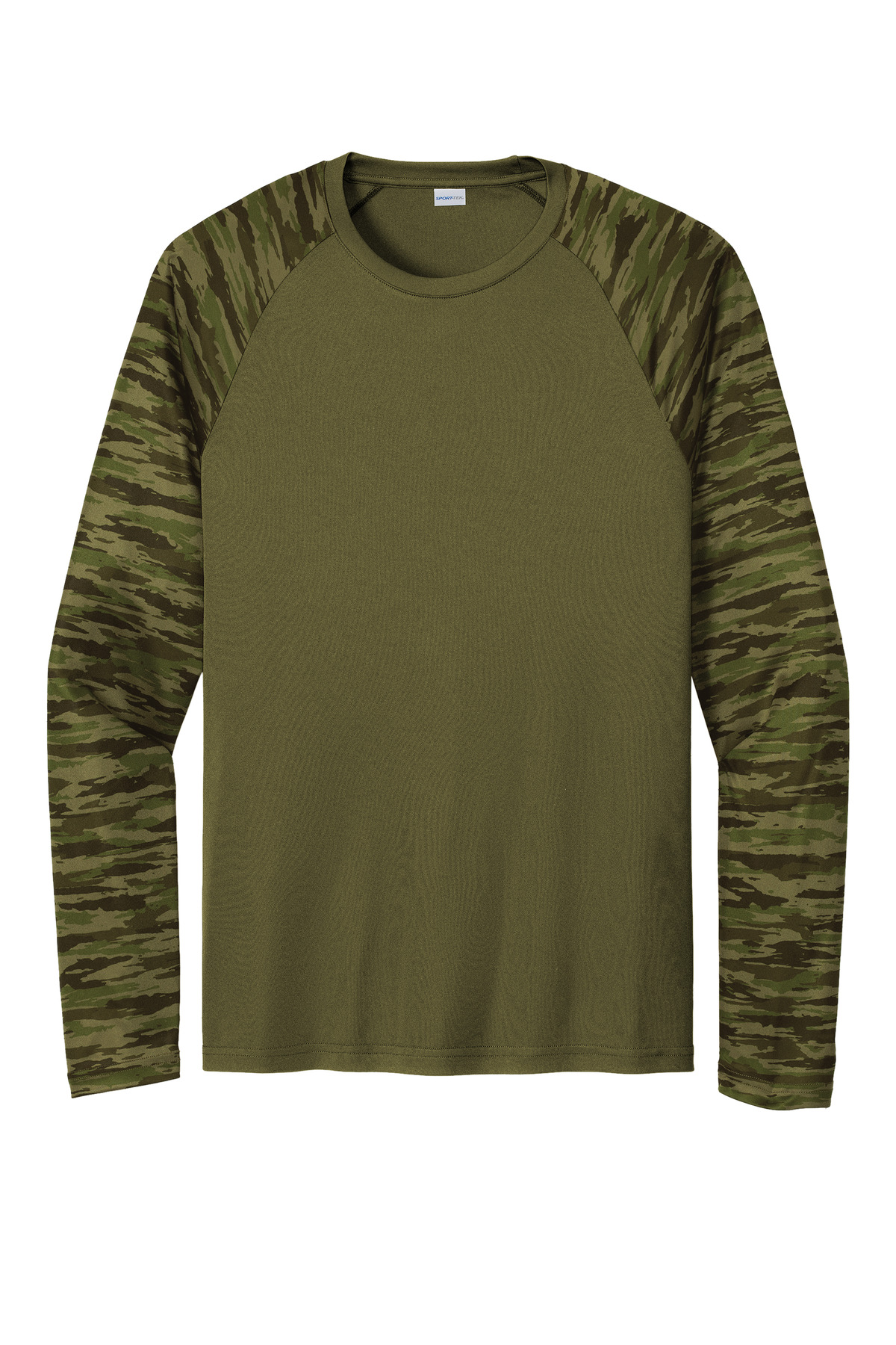 Sport-Tek Drift Camouflage Colorblock Langarm-T-Shirt - Bild 7 von 24