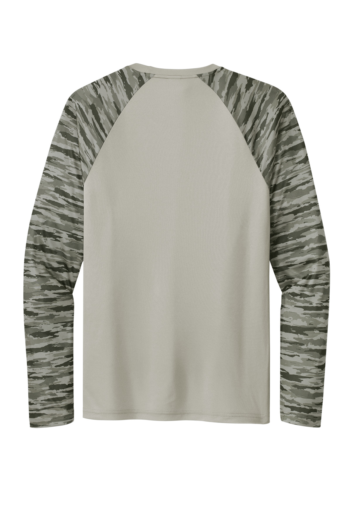 Sport-Tek Drift Camo Colorblock Long Sleeve Tee ST376LS