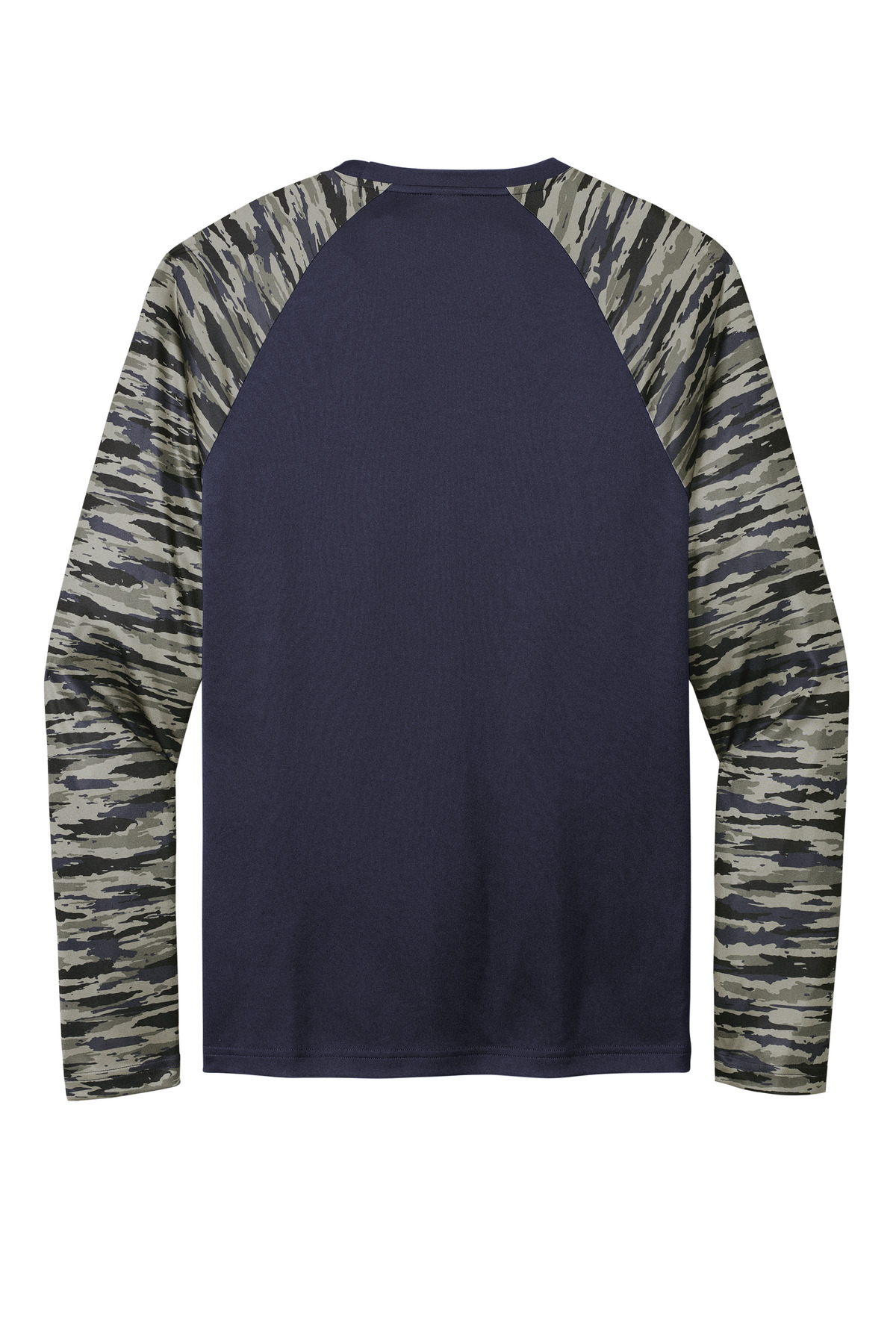 Sport-Tek Drift Camo Colorblock Long Sleeve Tee ST376LS