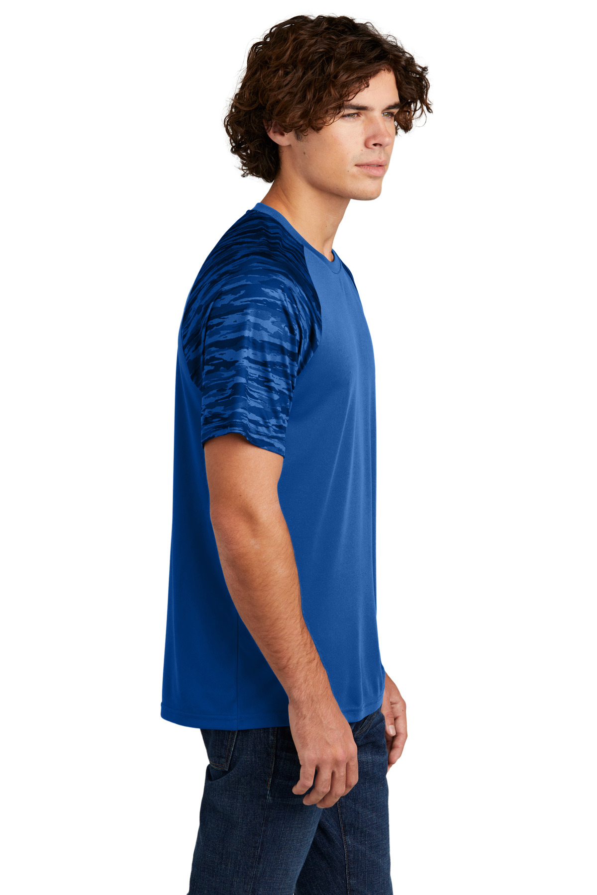 Sport-Tek Drift Camo Colorblock Tee ST376