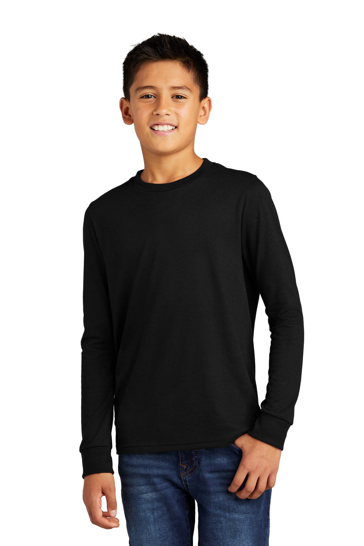 District Youth Perfect Tri Long Sleeve Tee-District