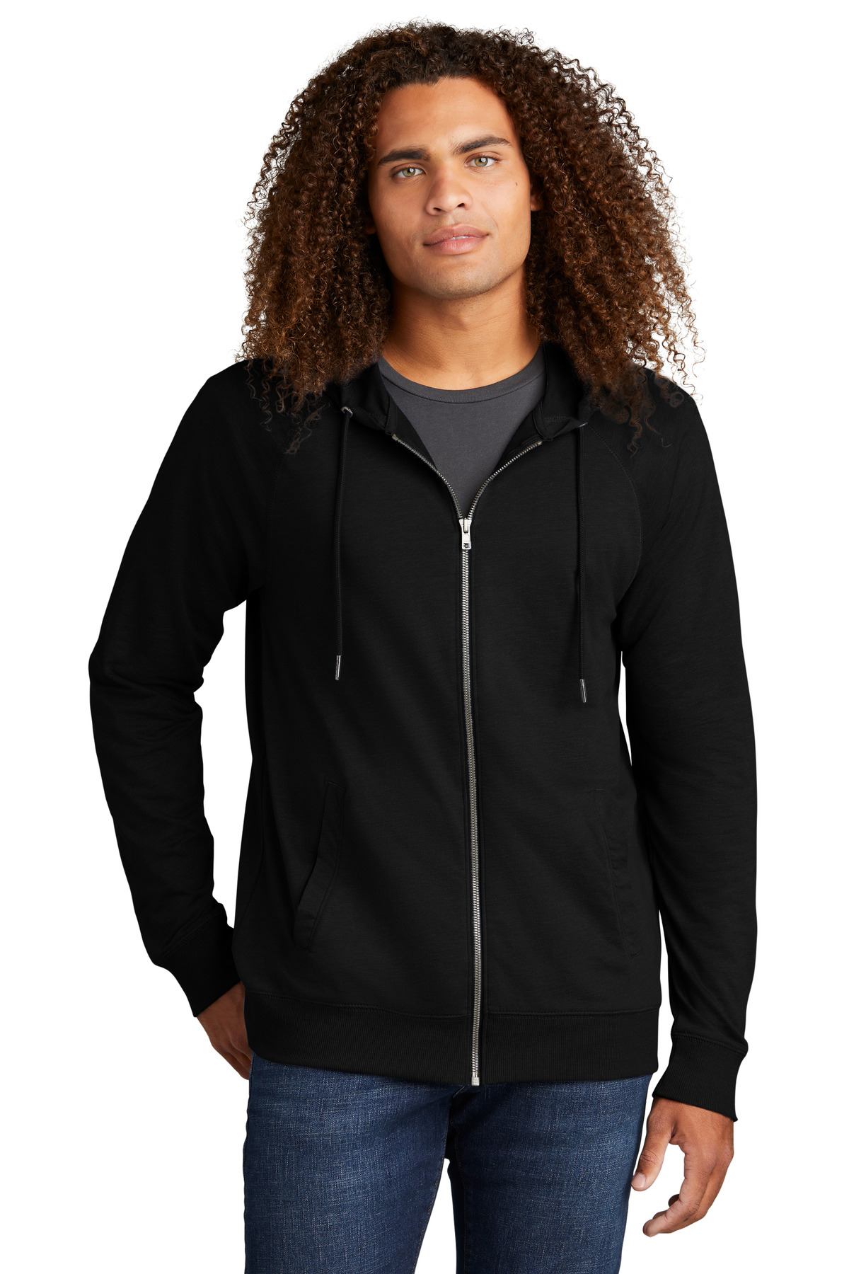 District Featherweight French Terry Full-Zip Hoodi-District