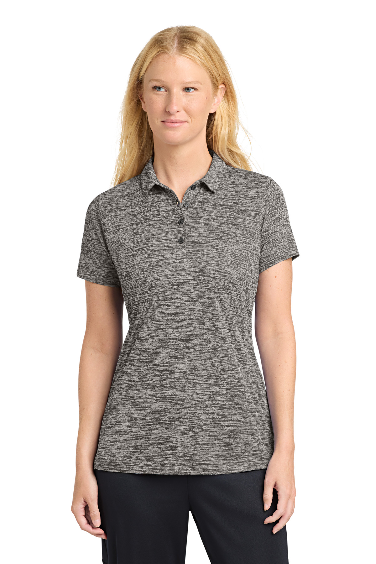 Sport-Tek Women‘s PosiCharge Electric Heather Polo-Sport-Tek