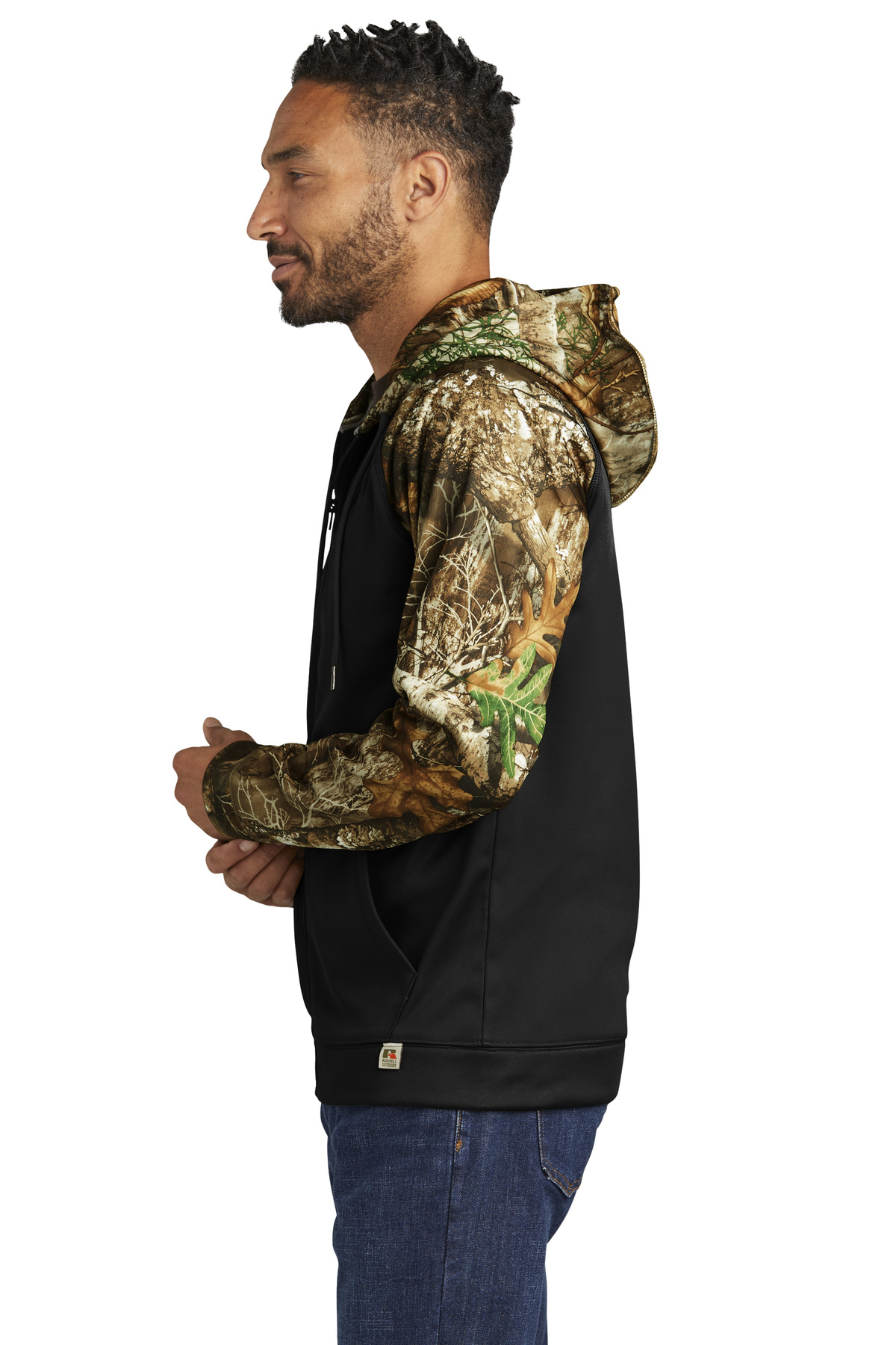 Russell Outdoors Realtree Performance Colorblock Full-Zip Hoodie RU452