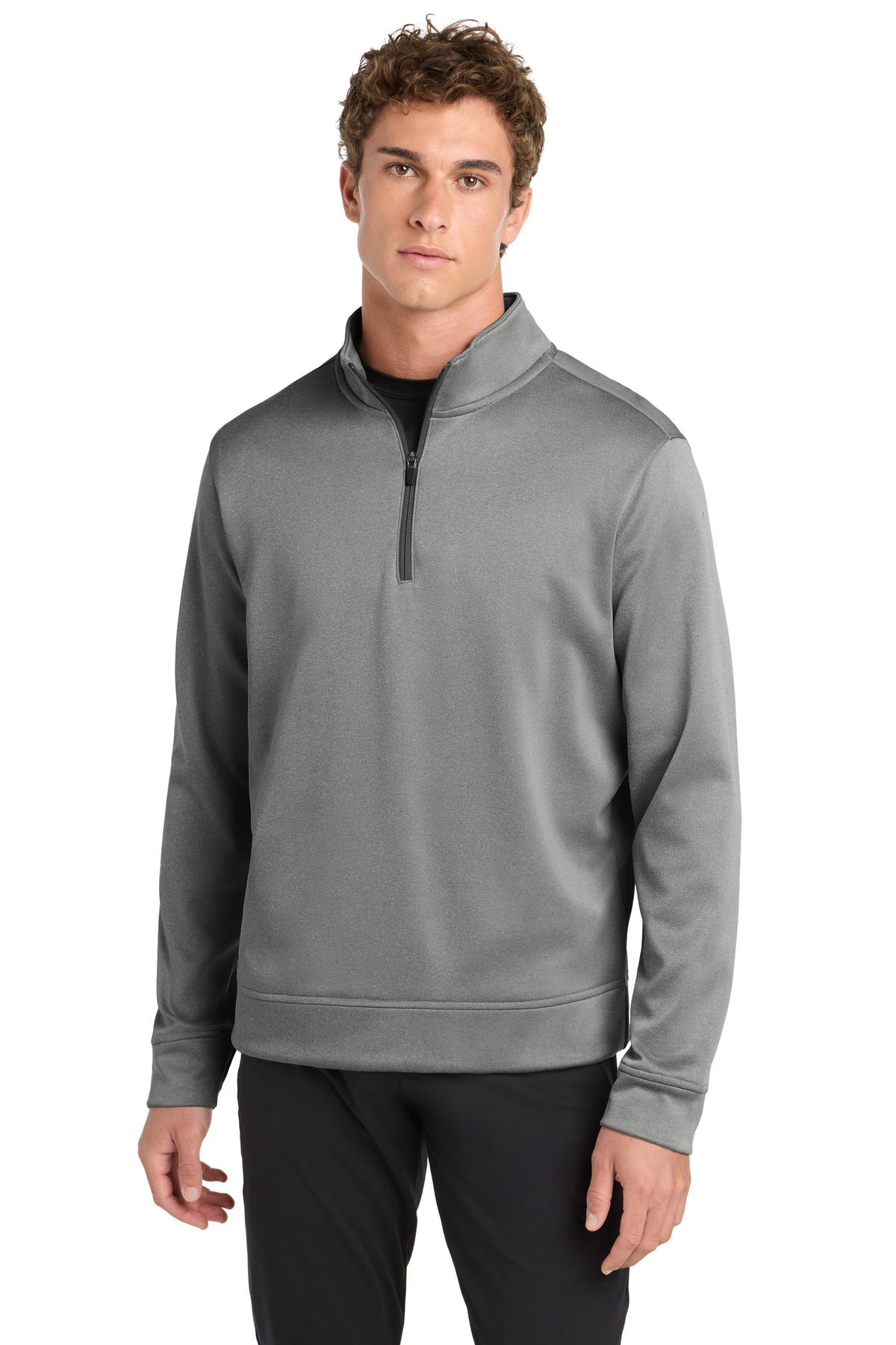 Sport-Tek  ┬«  PosiCharge  ┬«  Sport-Wick  ┬«  Heather Fleece 1/4-Zip Pullover. ST263