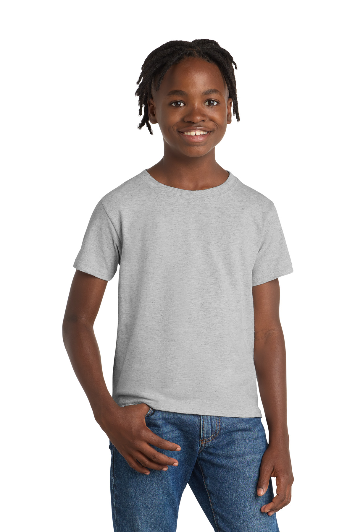 Youth Essential Tee - Ash