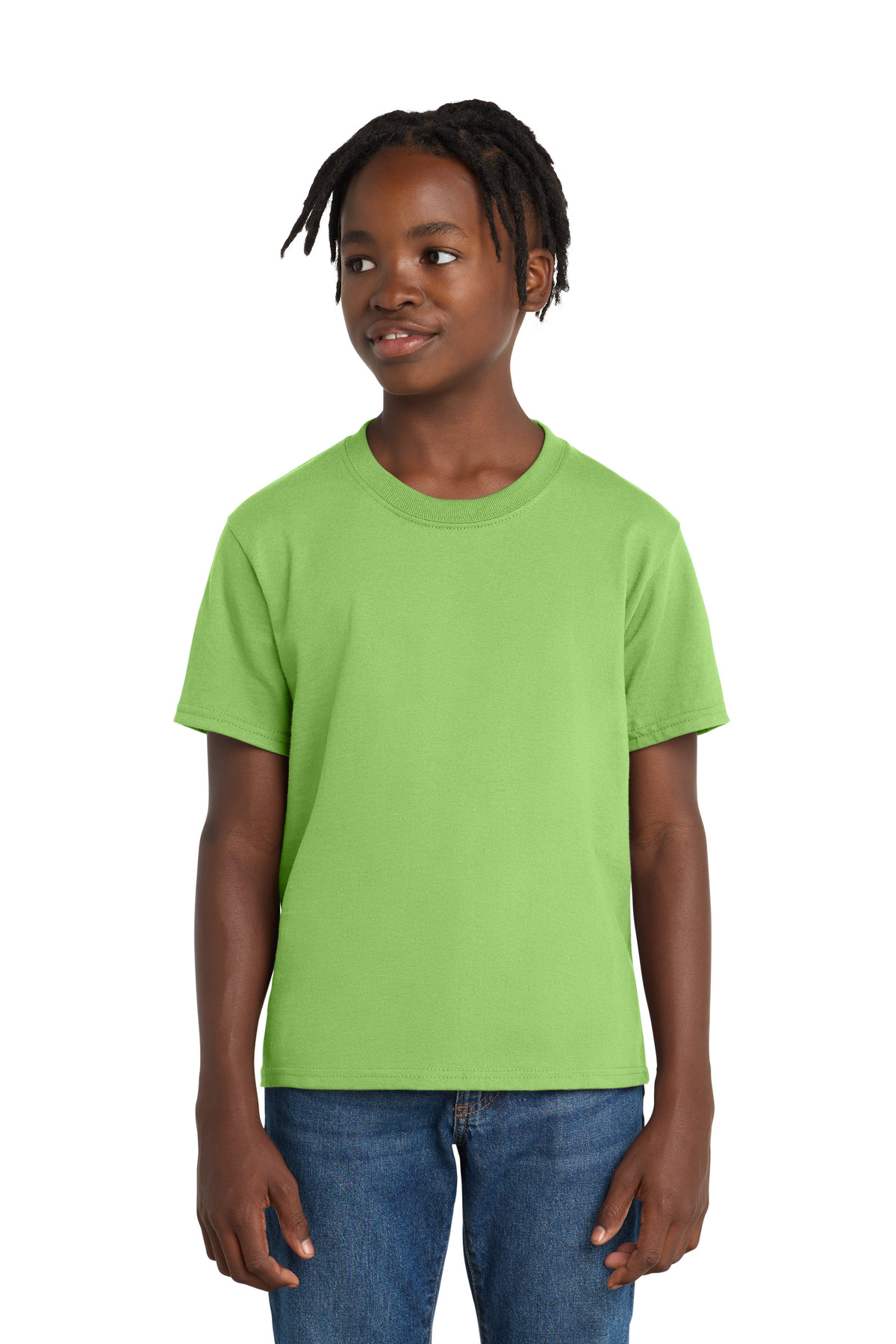 Port & Co PC61Y swatch in Lime