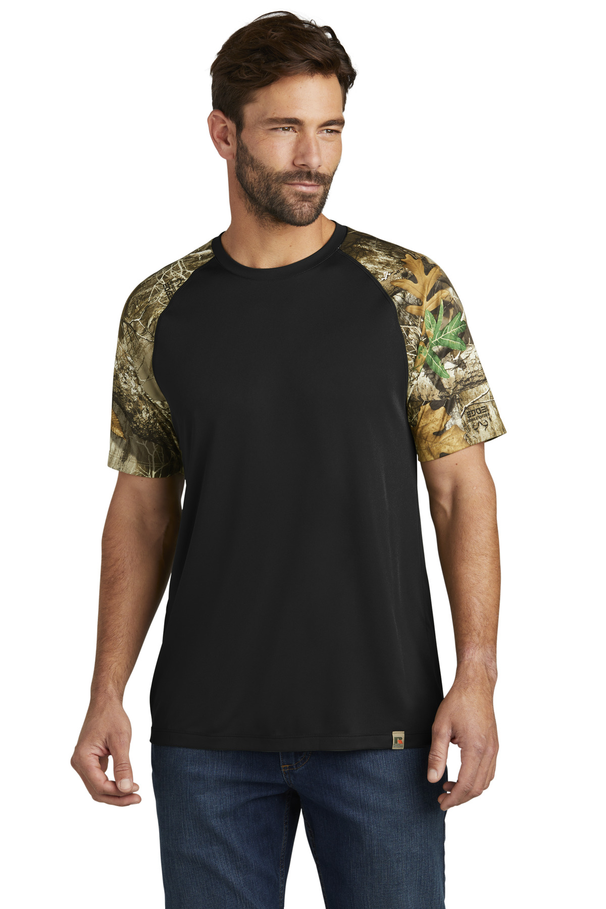 Russell Outdoors Realtree Colorblock Performance Tee-Russell Outdoors